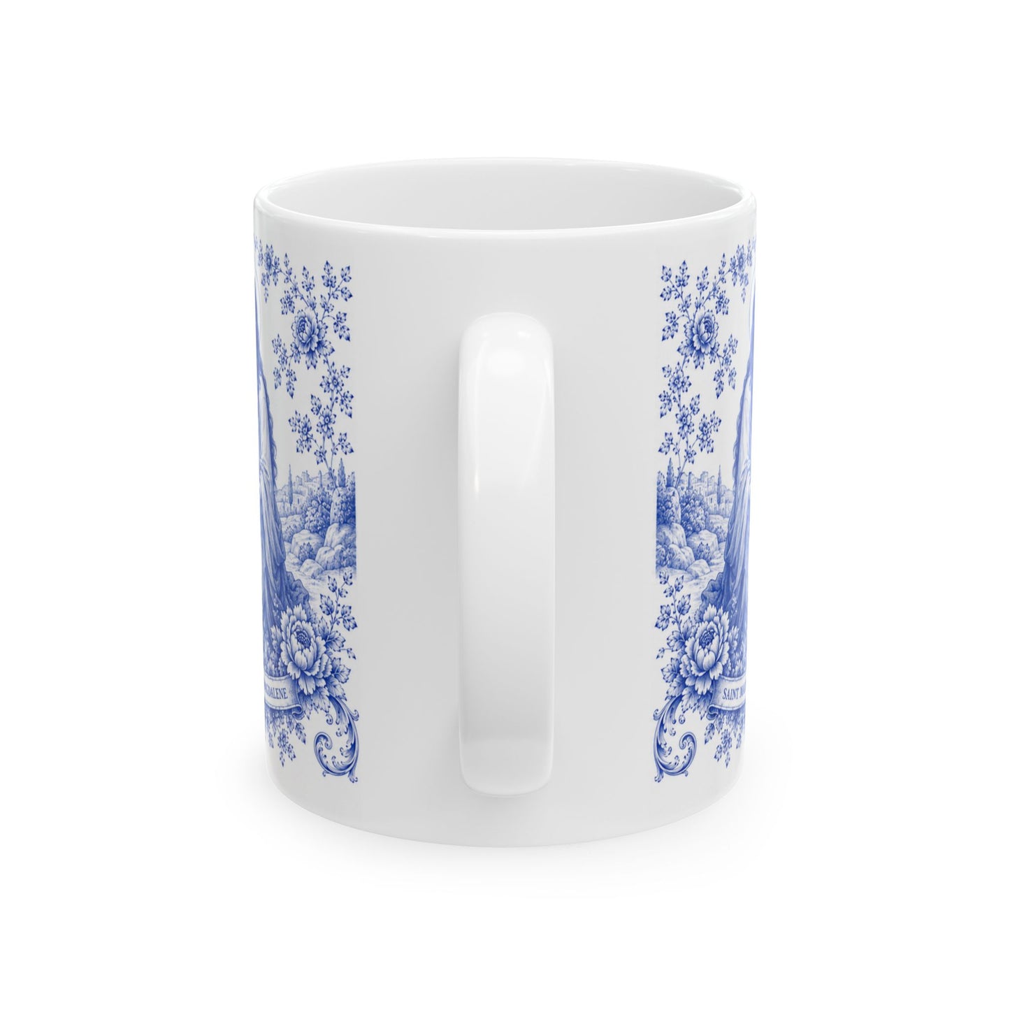 Saint Mary Magdalene Ceramic Mug — Catholic Prayer Coffee Cup (11oz, 15oz)