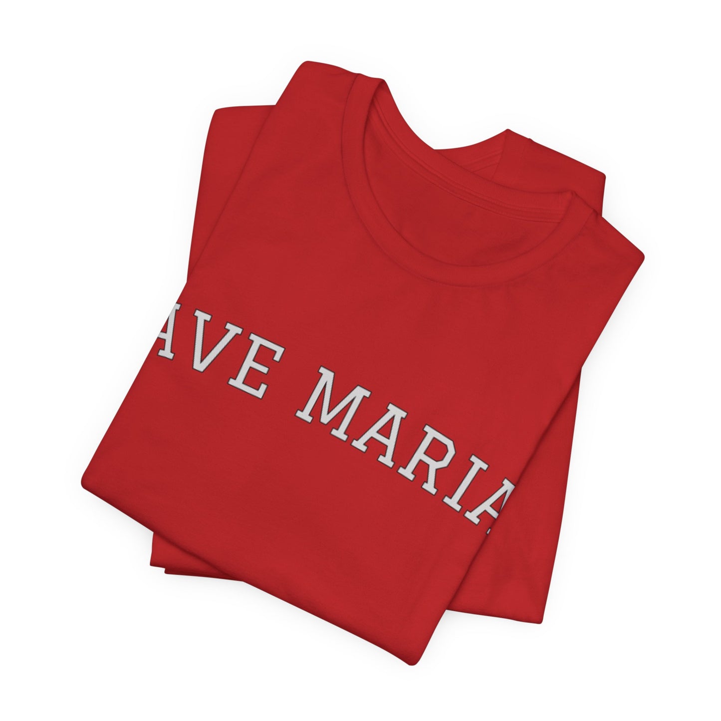 Ave Maria Catholic Tee — Faith-Based Unisex T‑Shirt