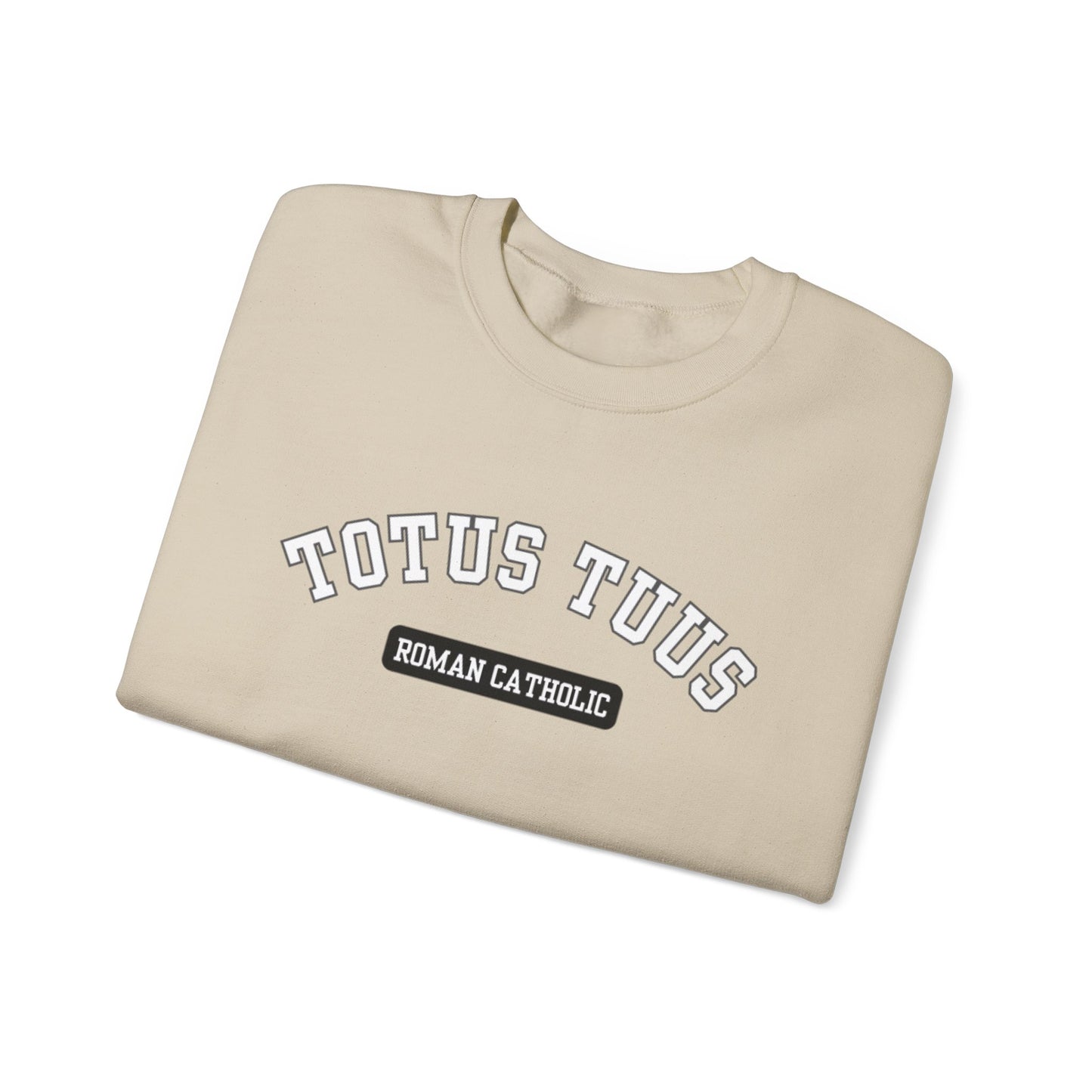 Totus Tuus Roman Catholic Crewneck Sweatshirt