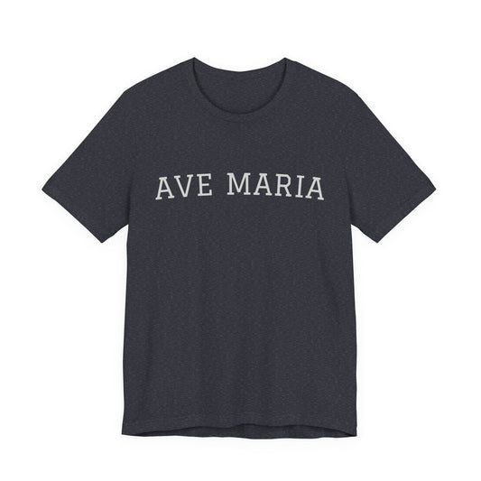 Ave Maria Catholic Tee — Faith-Based Unisex T‑Shirt