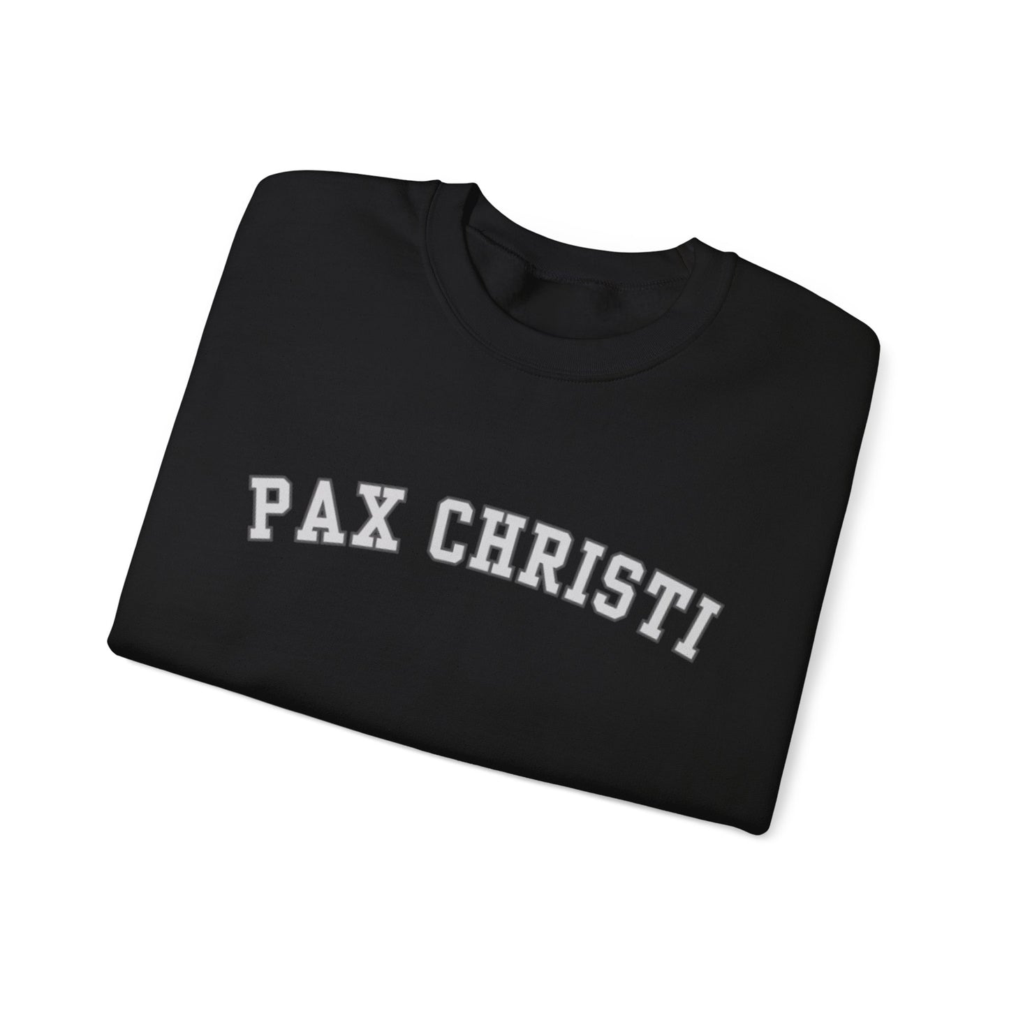 Pax Christi Catholic Crewneck Sweatshirt — Religious Peace Prayer Pullover
