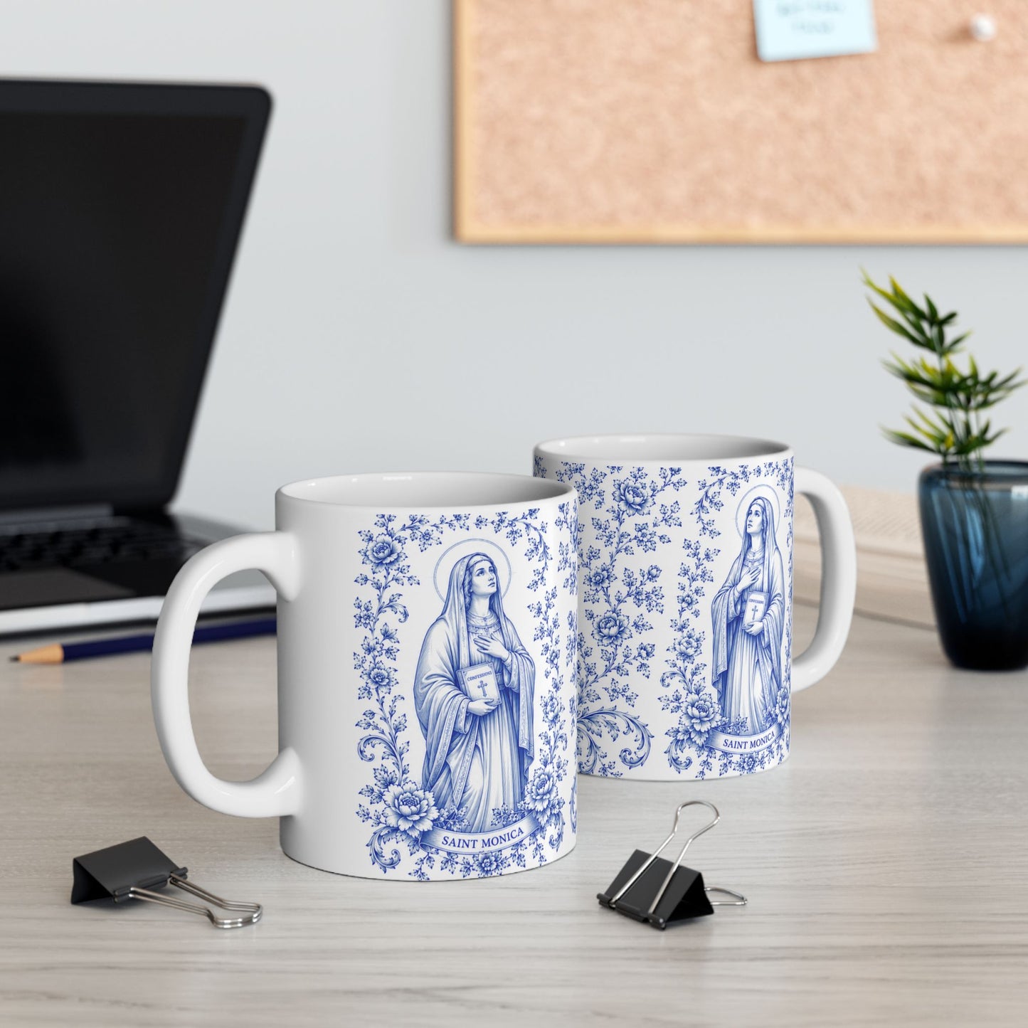 Saint Monica Ceramic Mug — Catholic Faith 11oz & 15oz