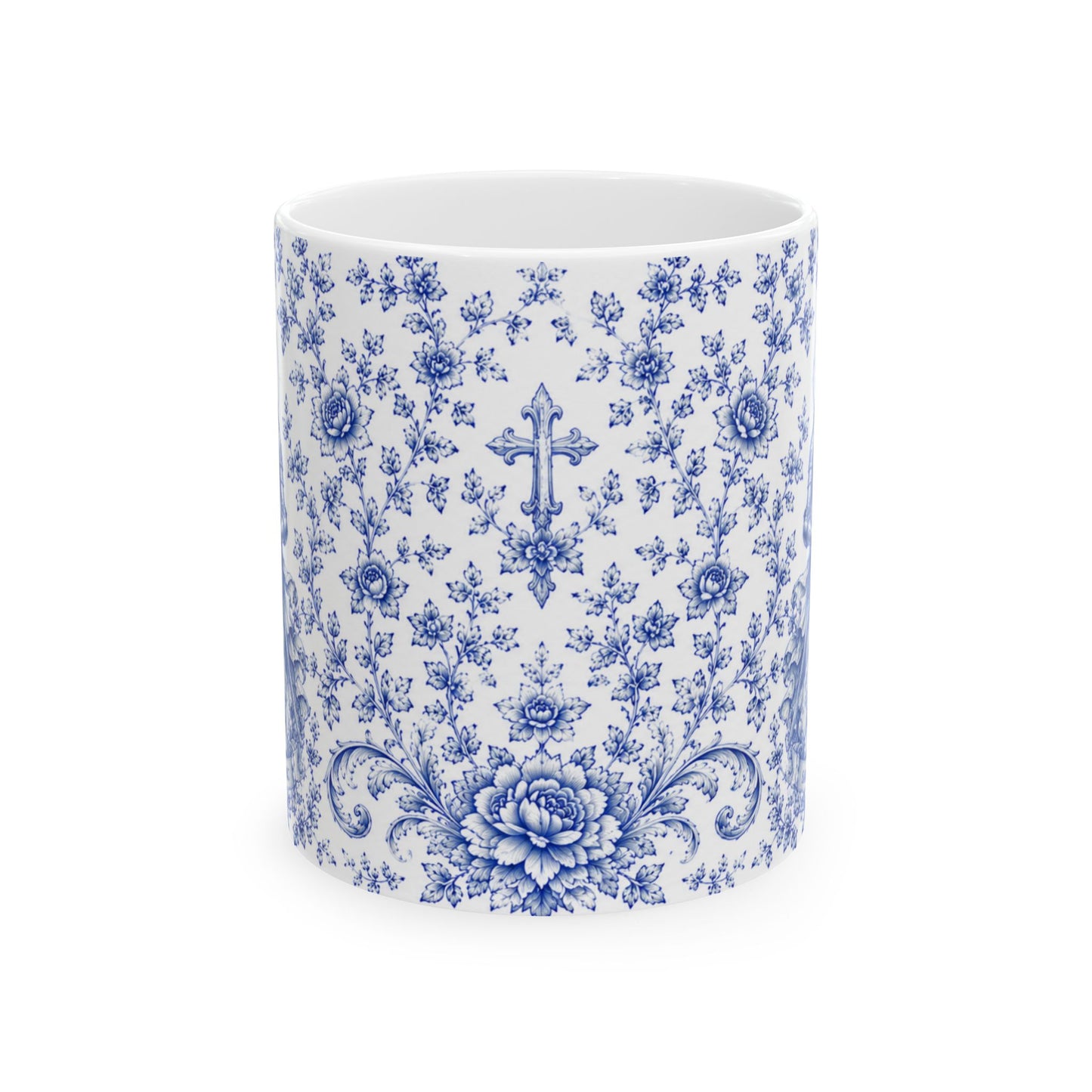 Saint Joan of Arc Ceramic Mug — Catholic Faith Inspirational Coffee Cup (11oz & 15oz)