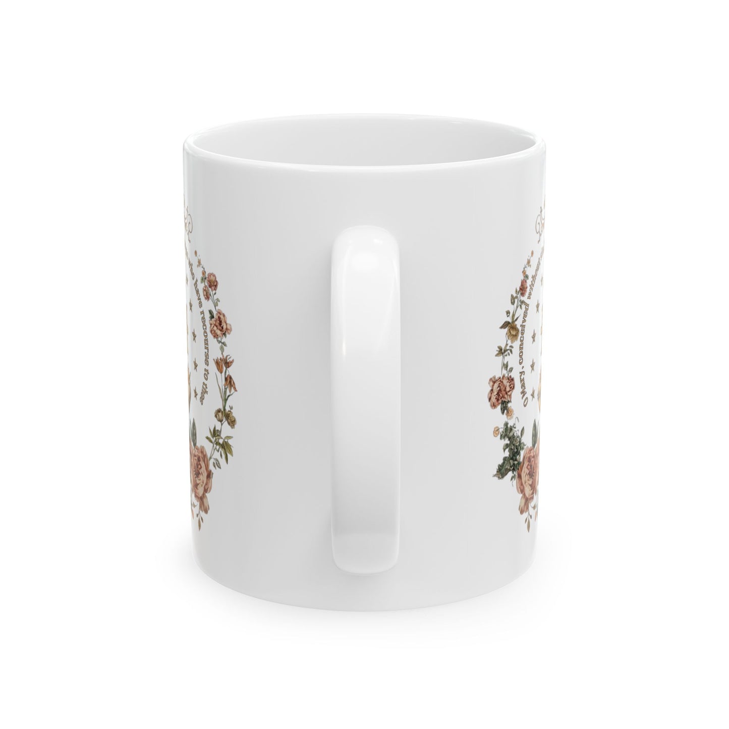 Catholic Marian Devotion Ceramic Mug — Blessed Virgin Prayer Coffee Cup (11oz & 15oz)
