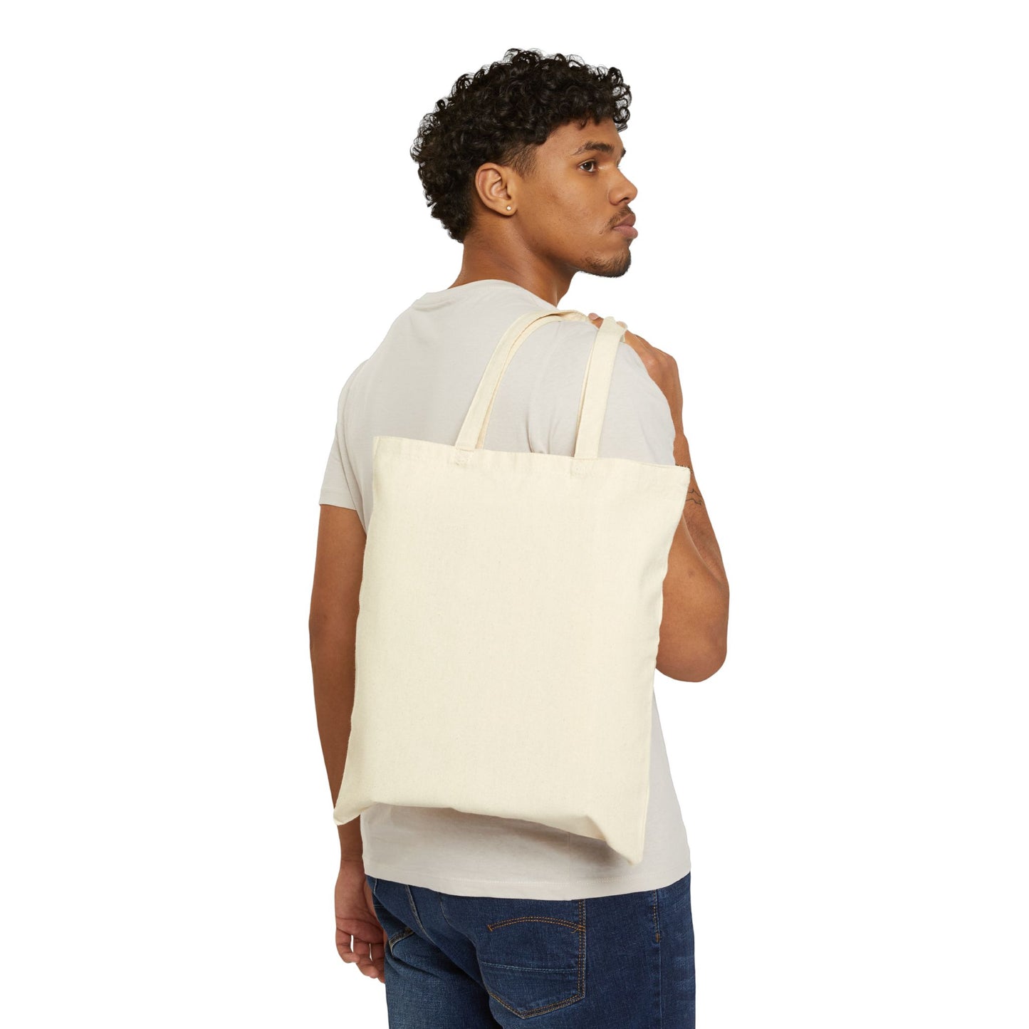 Sacred Heart Catholic Cotton Canvas Tote Bag