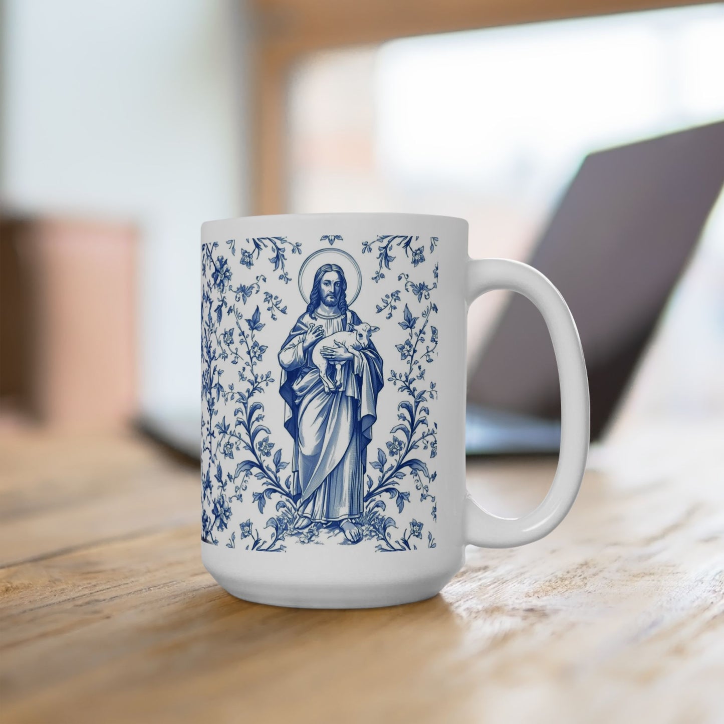 Good Shepherd Catholic Ceramic Mug — Inspirational Prayer 11oz & 15oz
