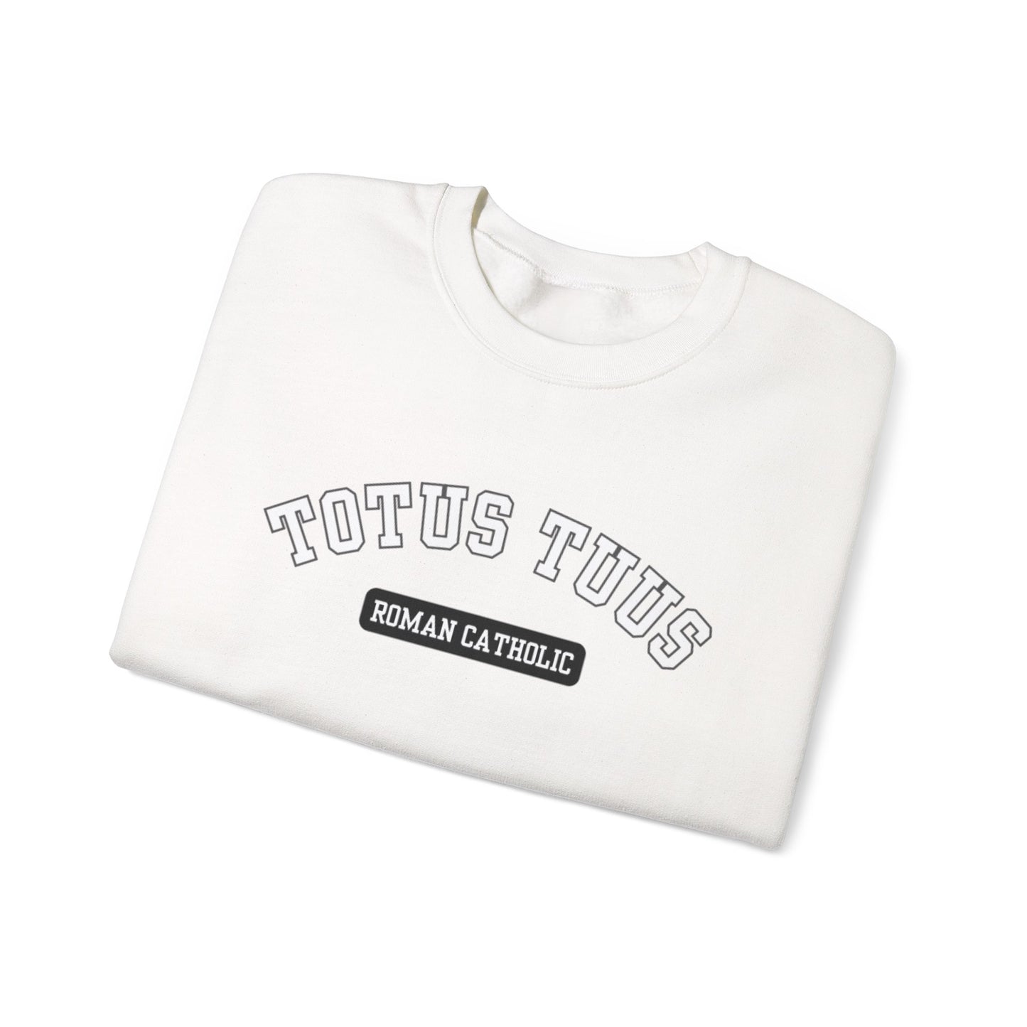 Totus Tuus Roman Catholic Crewneck Sweatshirt