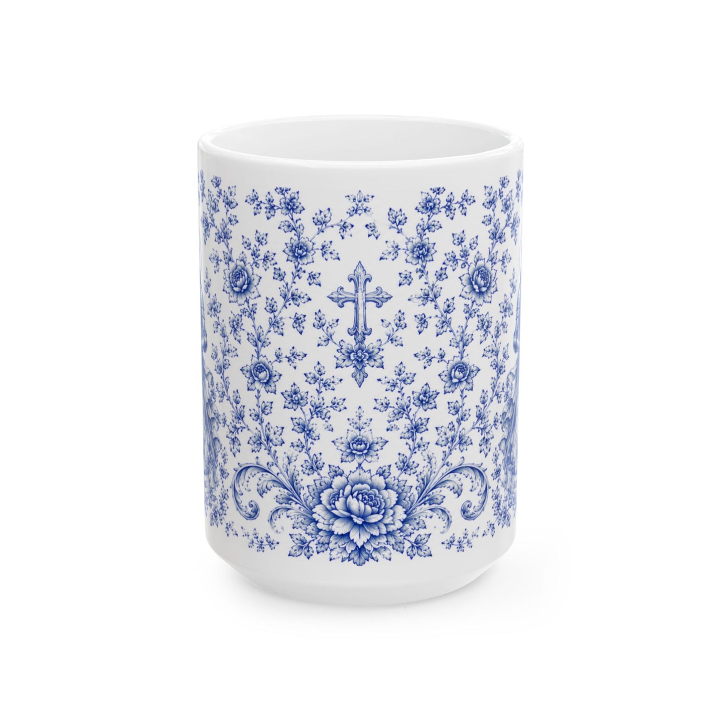 Saint Joan of Arc Ceramic Mug — Catholic Faith Inspirational Coffee Cup (11oz & 15oz)