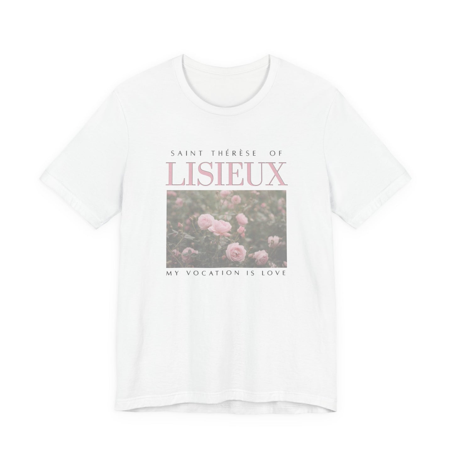 Saint Therese of Lisieux Catholic Tee — Patron Saint Devotional T‑Shirt