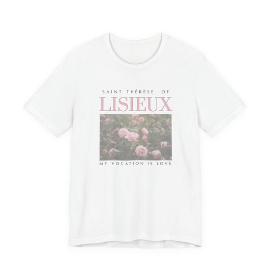 Saint Therese of Lisieux Catholic Tee — Patron Saint Devotional T‑Shirt