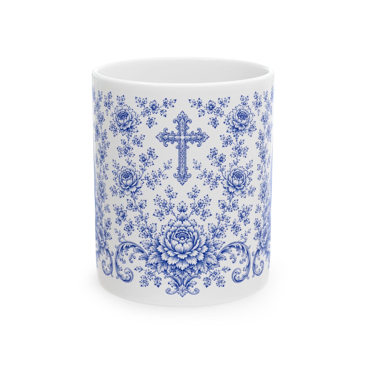 Saint Mary Magdalene Ceramic Mug — Catholic Prayer Coffee Cup (11oz, 15oz)