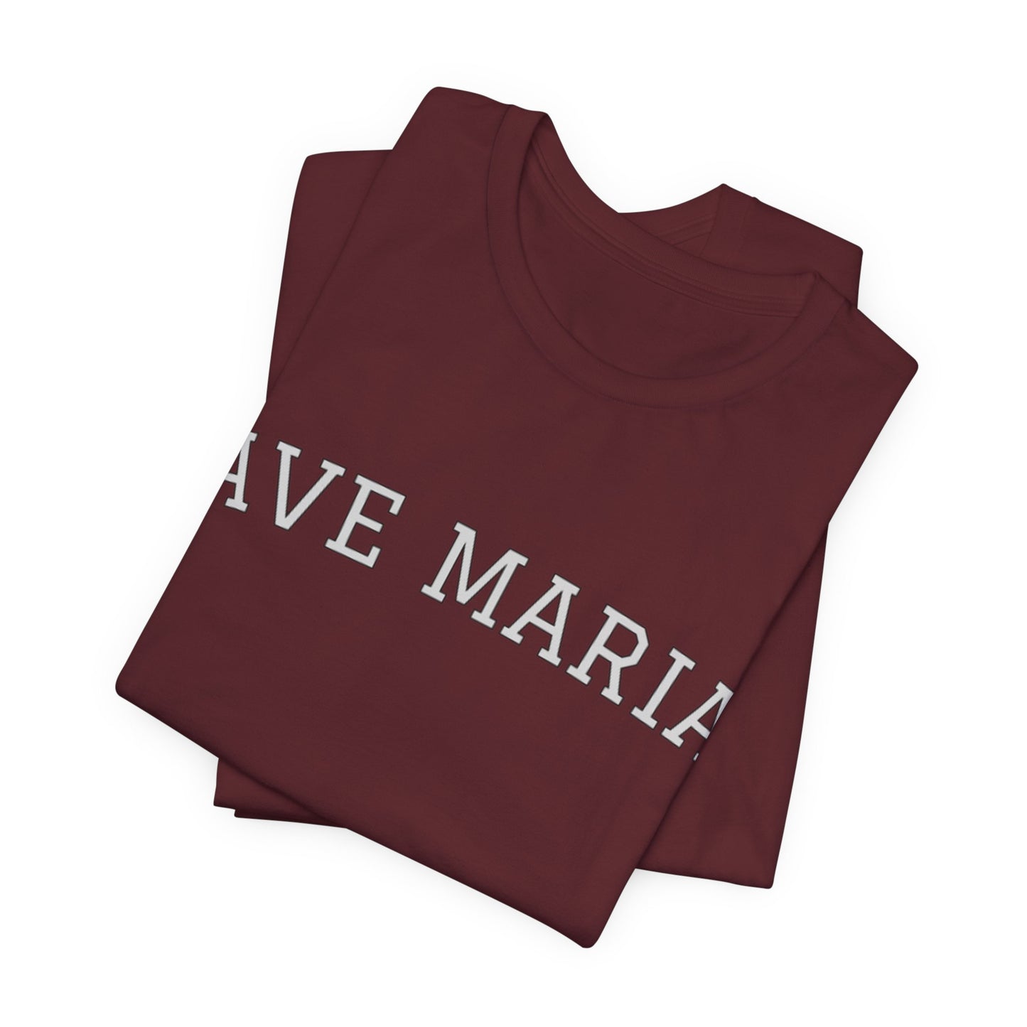 Ave Maria Catholic Tee — Faith-Based Unisex T‑Shirt