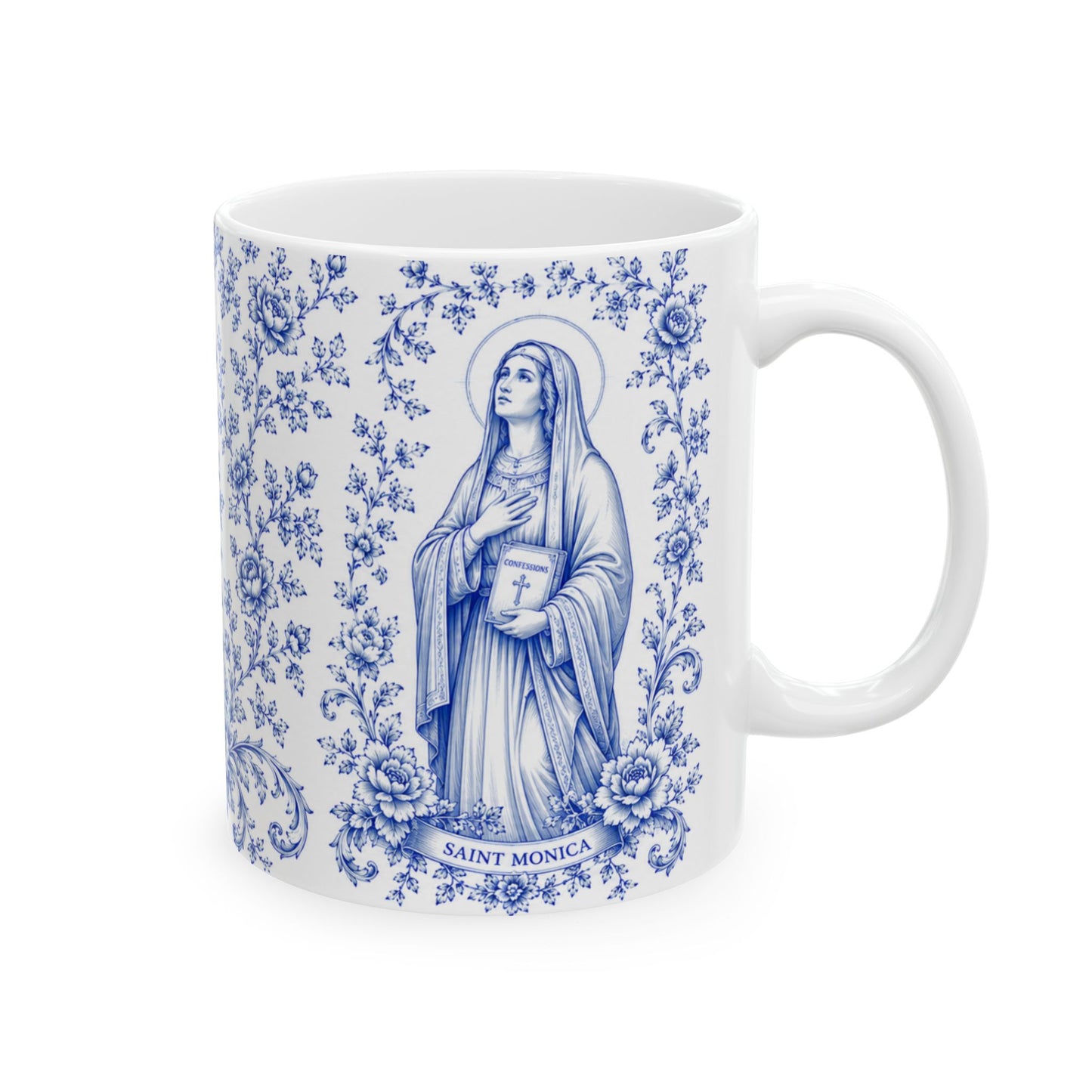Saint Monica Ceramic Mug — Catholic Faith 11oz & 15oz
