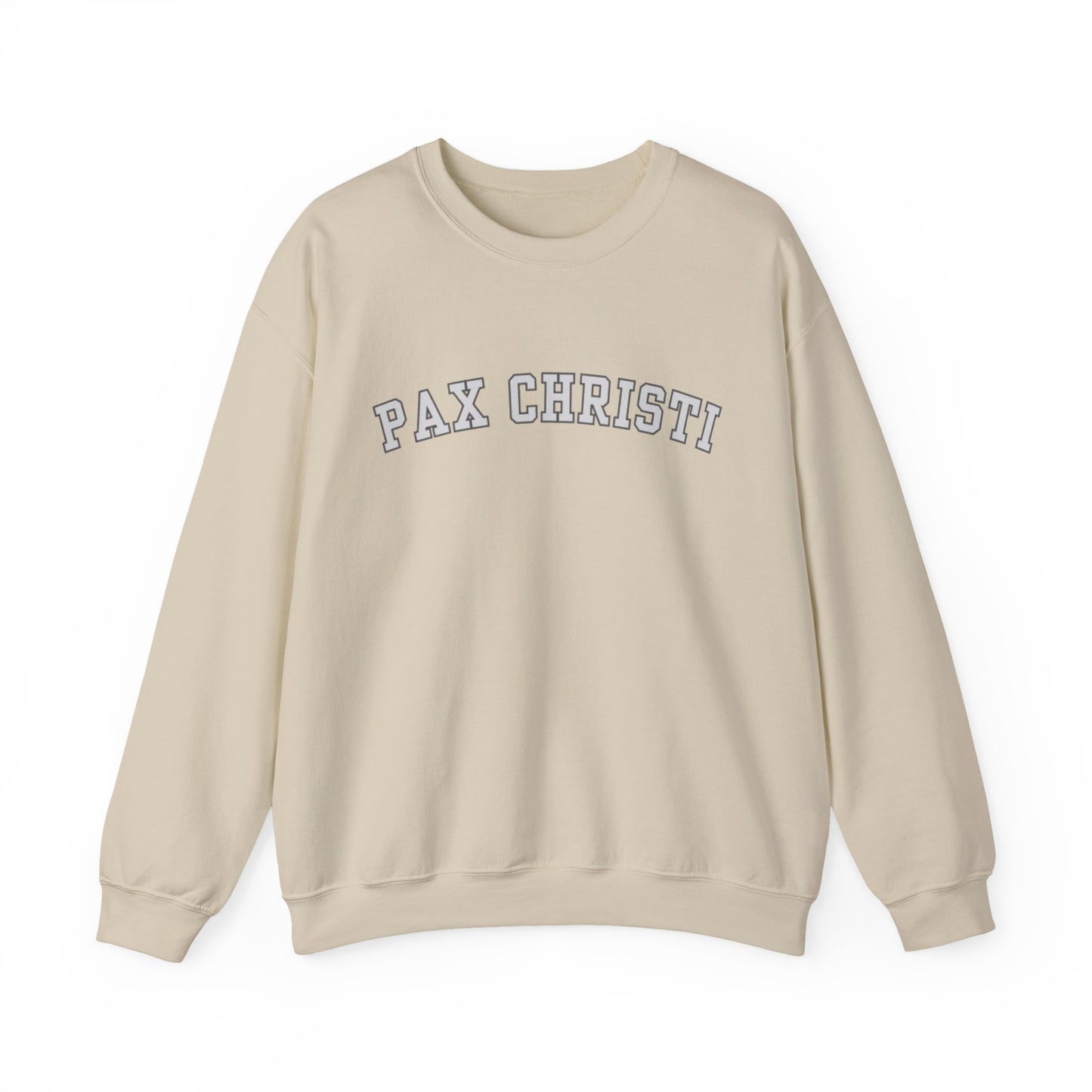 Pax Christi Catholic Crewneck Sweatshirt — Religious Peace Prayer Pullover