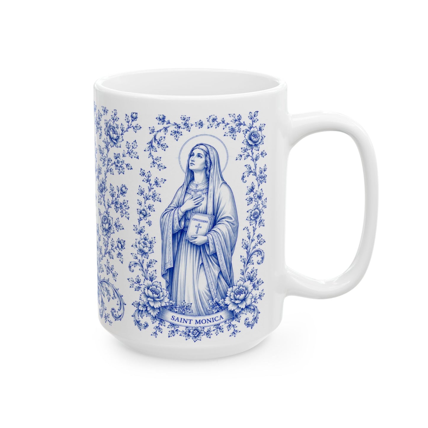 Saint Monica Ceramic Mug — Catholic Faith 11oz & 15oz