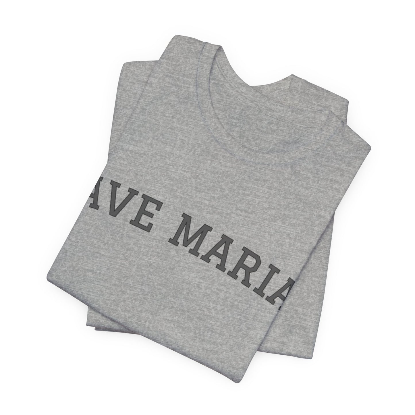 Ave Maria Catholic Tee — Faith-Based Unisex T‑Shirt