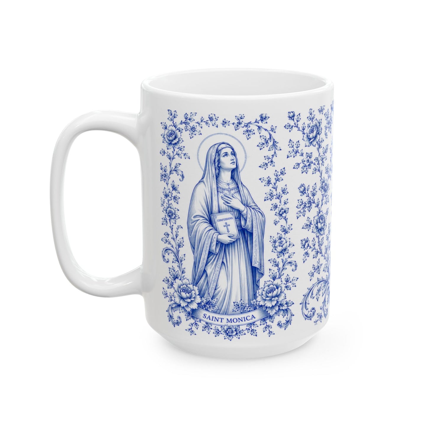 Saint Monica Ceramic Mug — Catholic Faith 11oz & 15oz