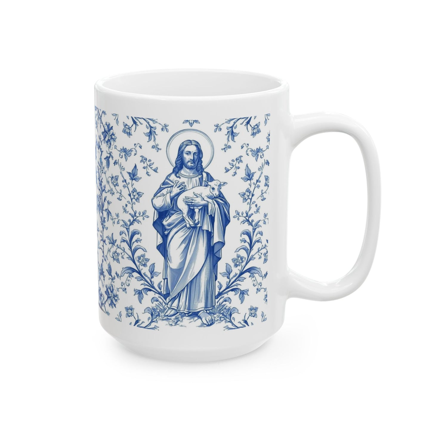Good Shepherd Catholic Ceramic Mug — Inspirational Prayer 11oz & 15oz