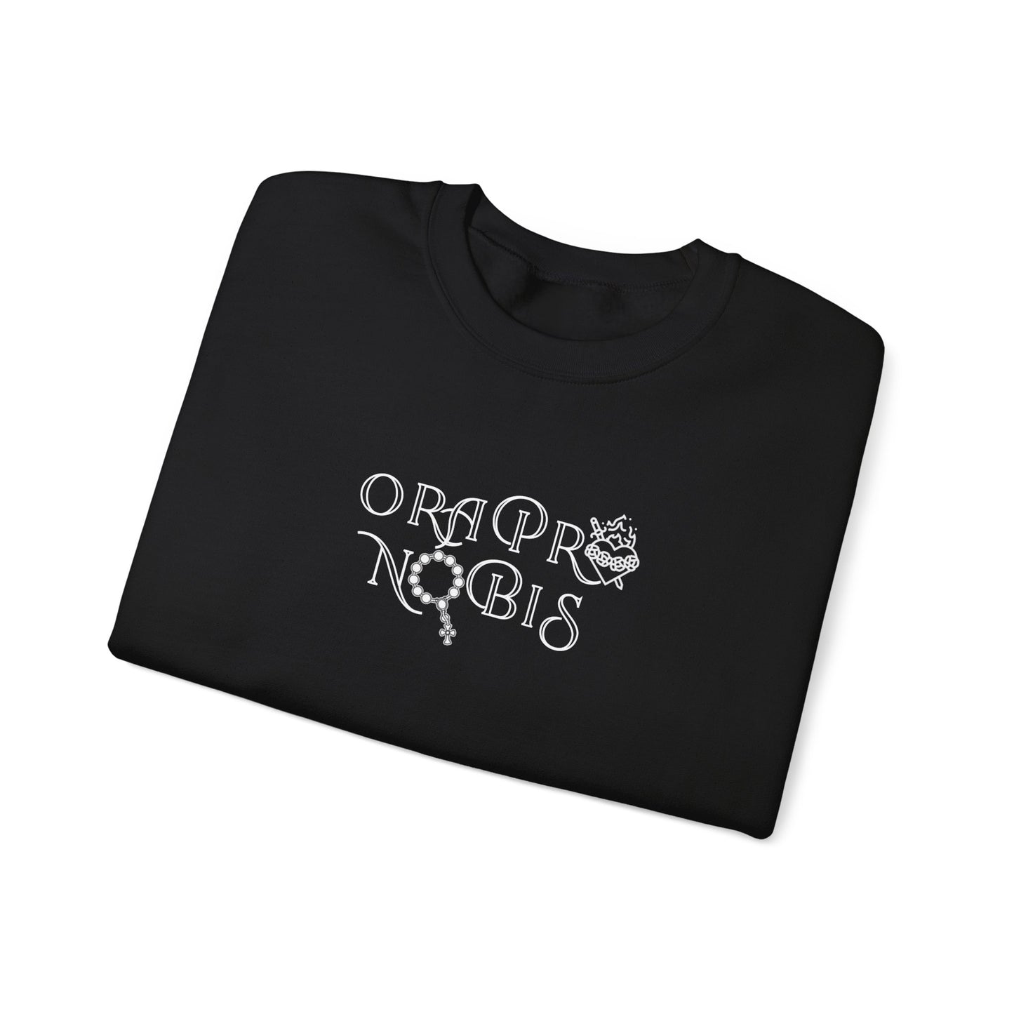 Ora Pro Nobis Rosary Crewneck Sweatshirt