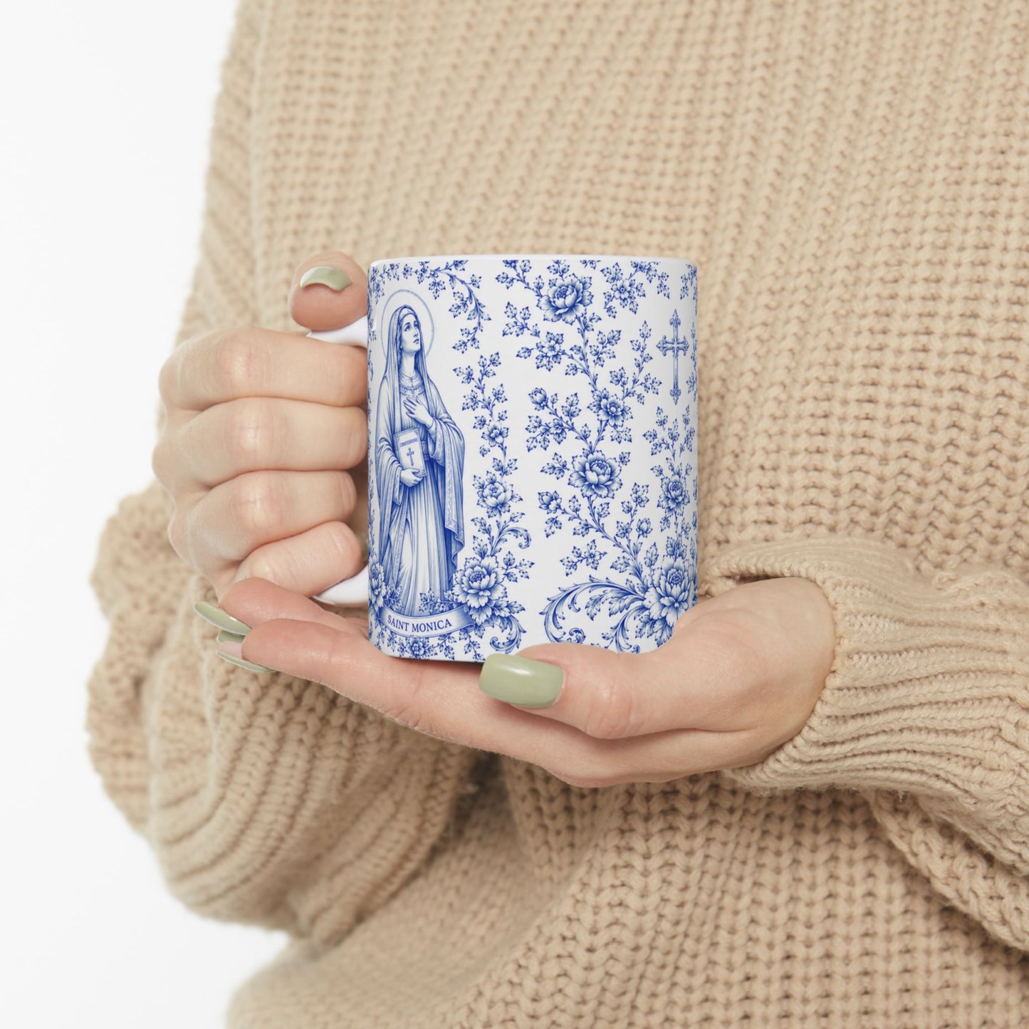 Saint Monica Ceramic Mug — Catholic Faith 11oz & 15oz