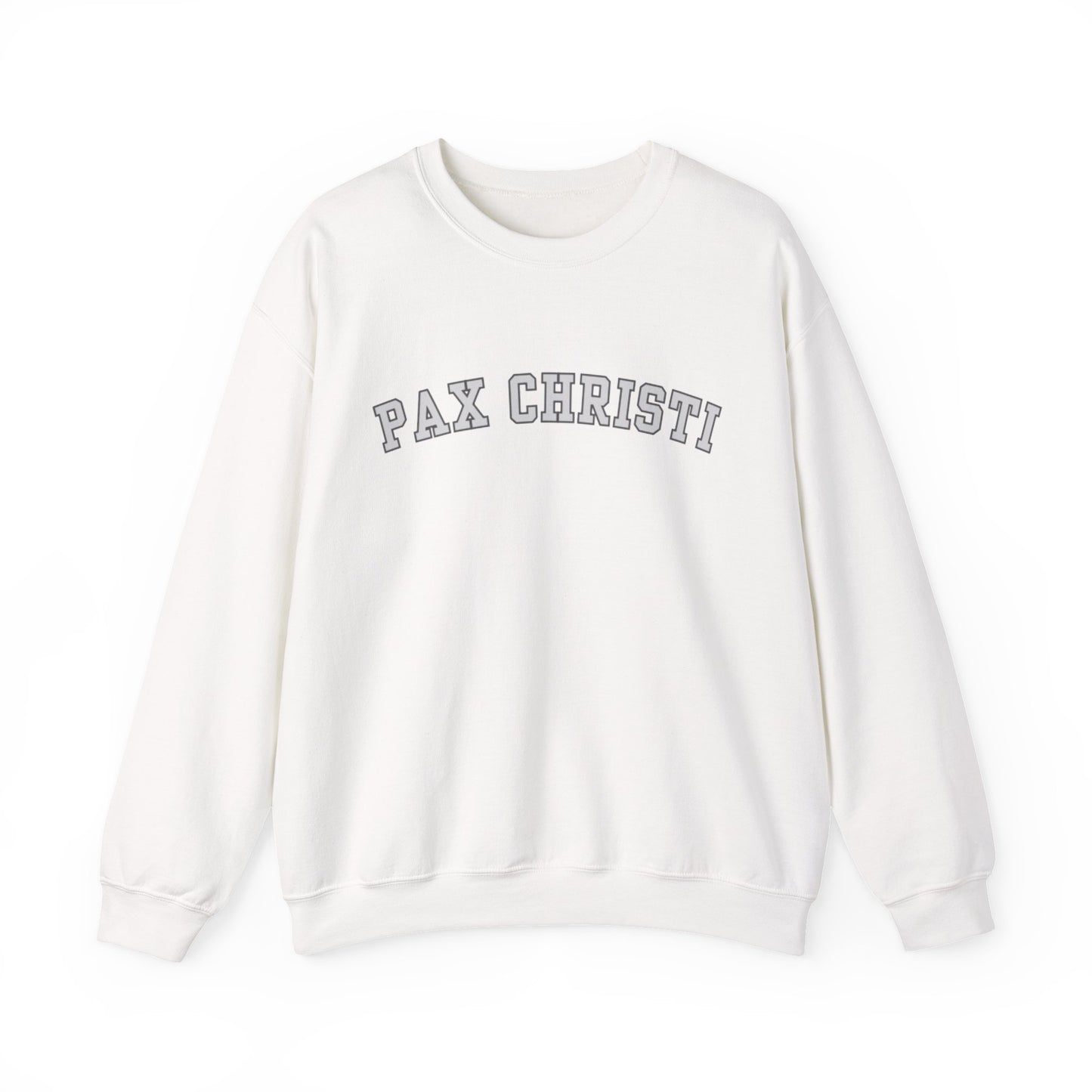Pax Christi Catholic Crewneck Sweatshirt — Religious Peace Prayer Pullover