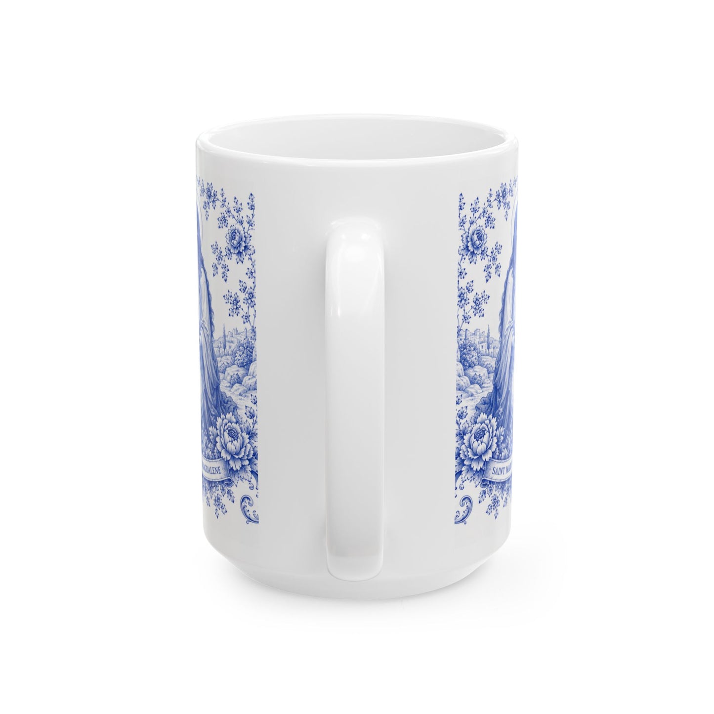 Saint Mary Magdalene Ceramic Mug — Catholic Prayer Coffee Cup (11oz, 15oz)