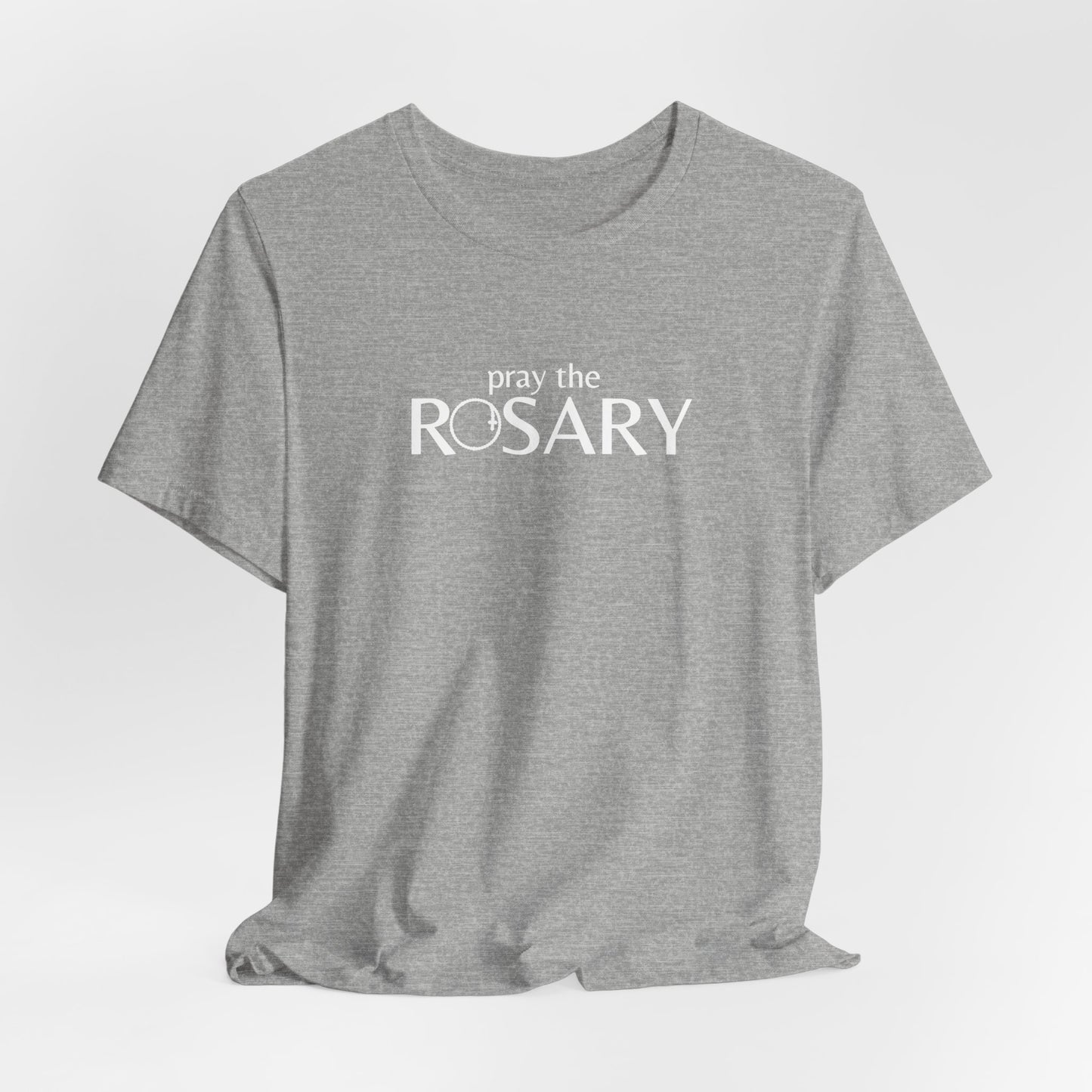 Pray the Rosary Shirt – Catholic T-Shirt for Women & Men, Marian Devotion Gift, Faith Apparel