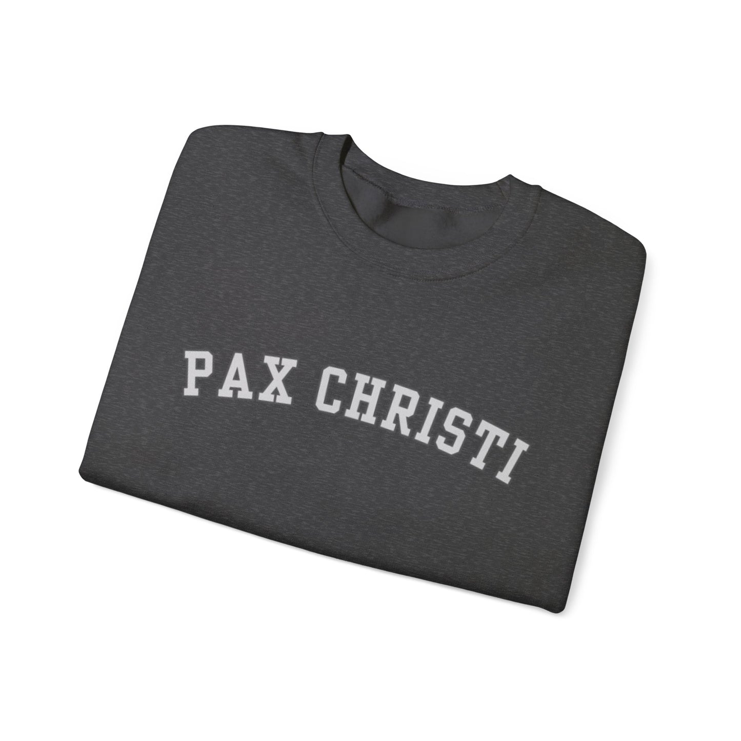 Pax Christi Catholic Crewneck Sweatshirt — Religious Peace Prayer Pullover