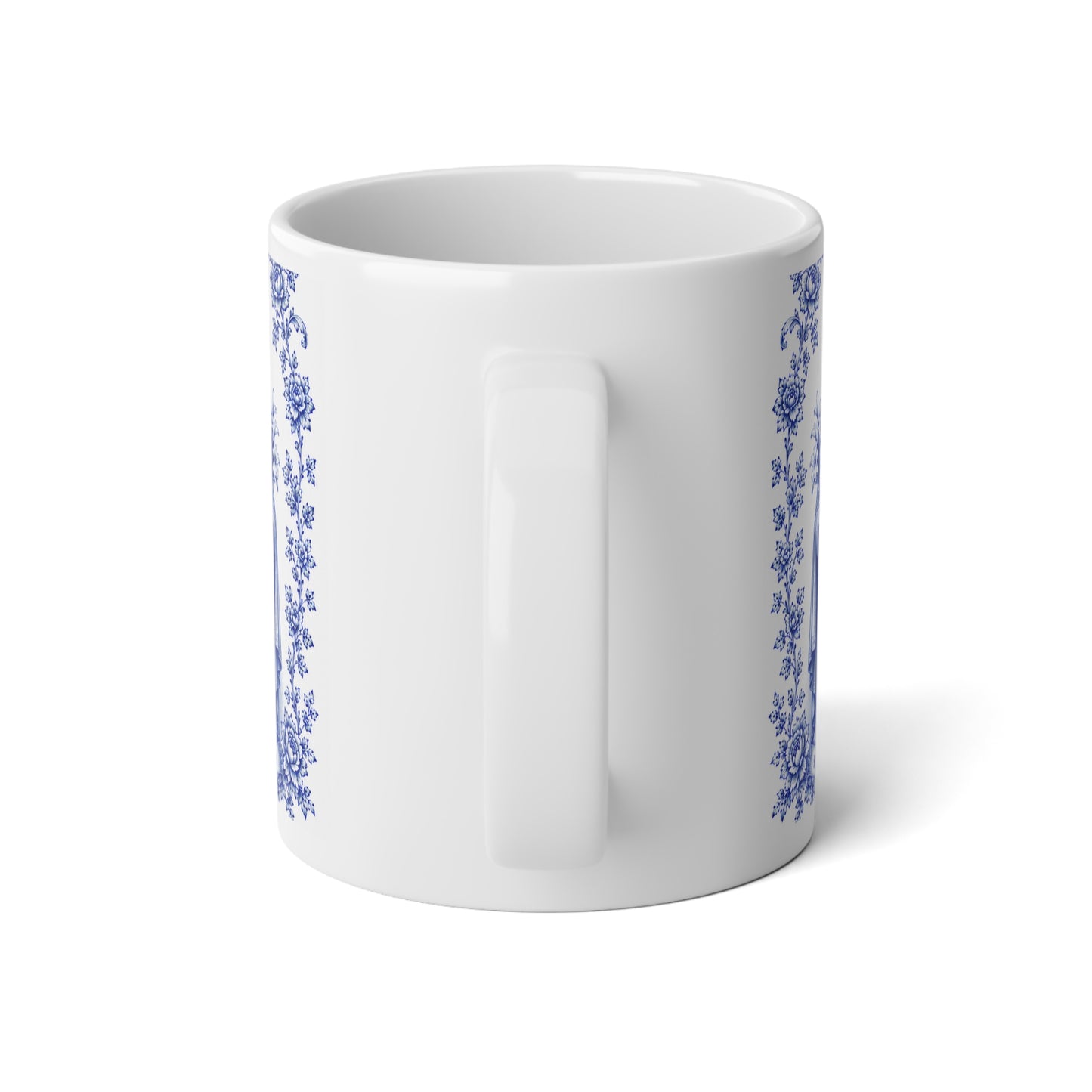 Saint Dymphna Jumbo Mug — 20oz Catholic Prayer Coffee Cup