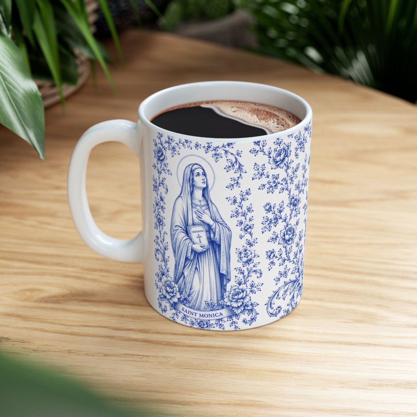 Saint Monica Ceramic Mug — Catholic Faith 11oz & 15oz