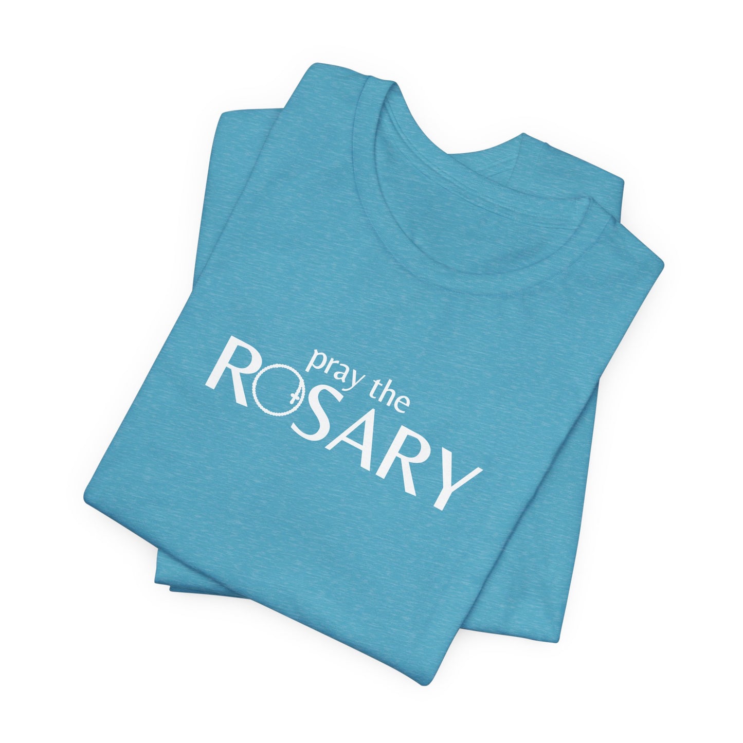 Pray the Rosary Shirt – Catholic T-Shirt for Women & Men, Marian Devotion Gift, Faith Apparel