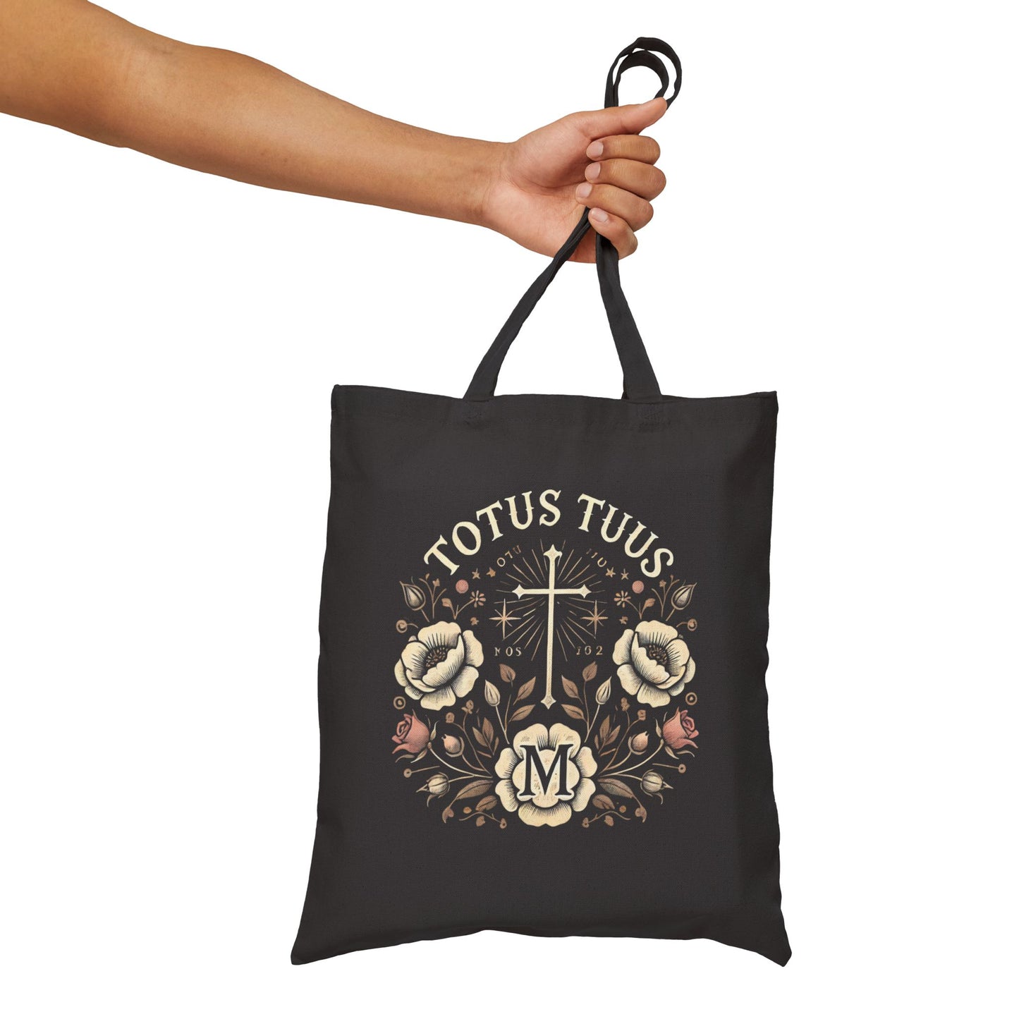 Totus Tuus Cotton Canvas Tote Bag — Catholic Faith Tote