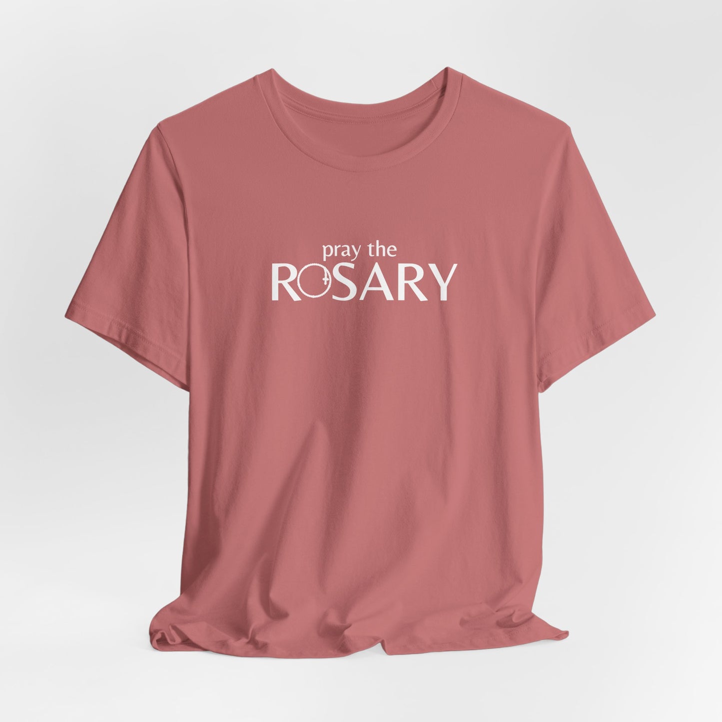 Pray the Rosary Shirt – Catholic T-Shirt for Women & Men, Marian Devotion Gift, Faith Apparel