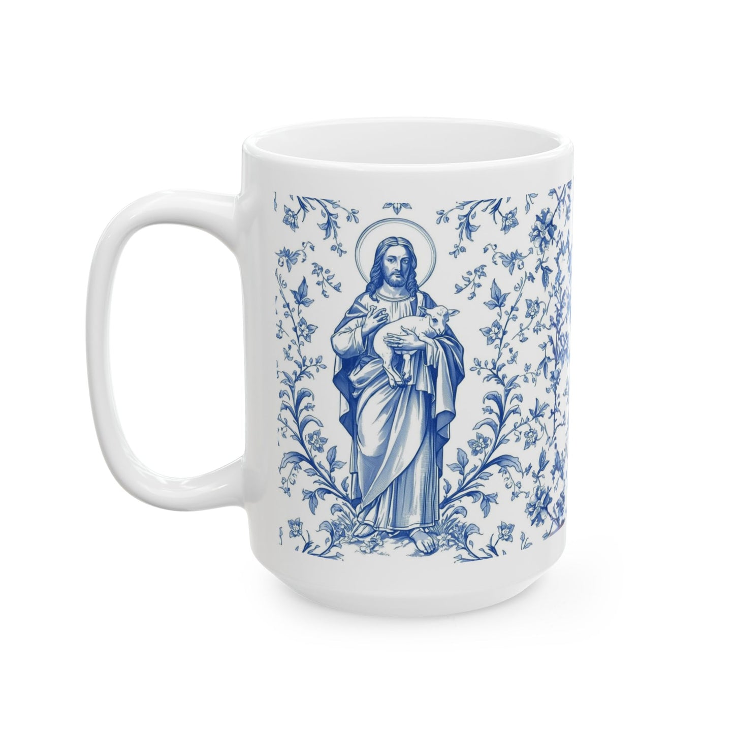 Good Shepherd Catholic Ceramic Mug — Inspirational Prayer 11oz & 15oz