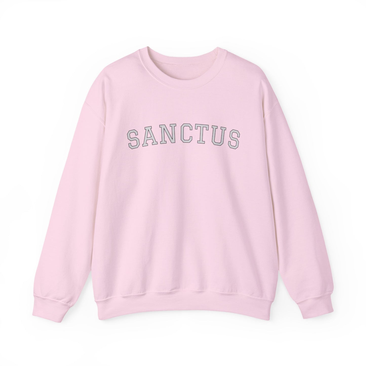 Sanctus Crewneck Sweatshirt — Minimal Latin Catholic Apparel