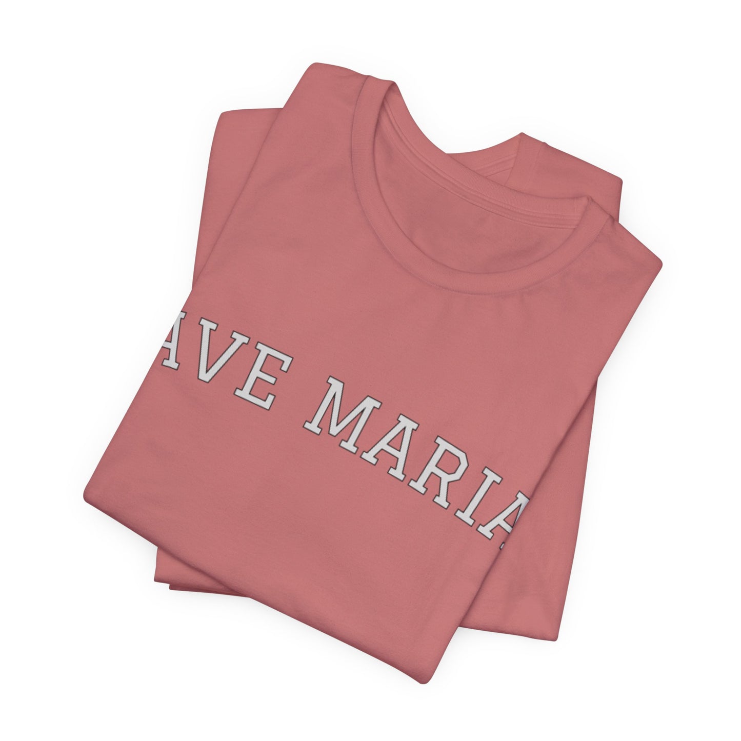 Ave Maria Catholic Tee — Faith-Based Unisex T‑Shirt