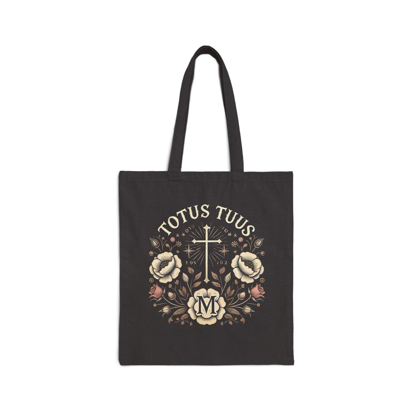 Totus Tuus Cotton Canvas Tote Bag — Catholic Faith Tote