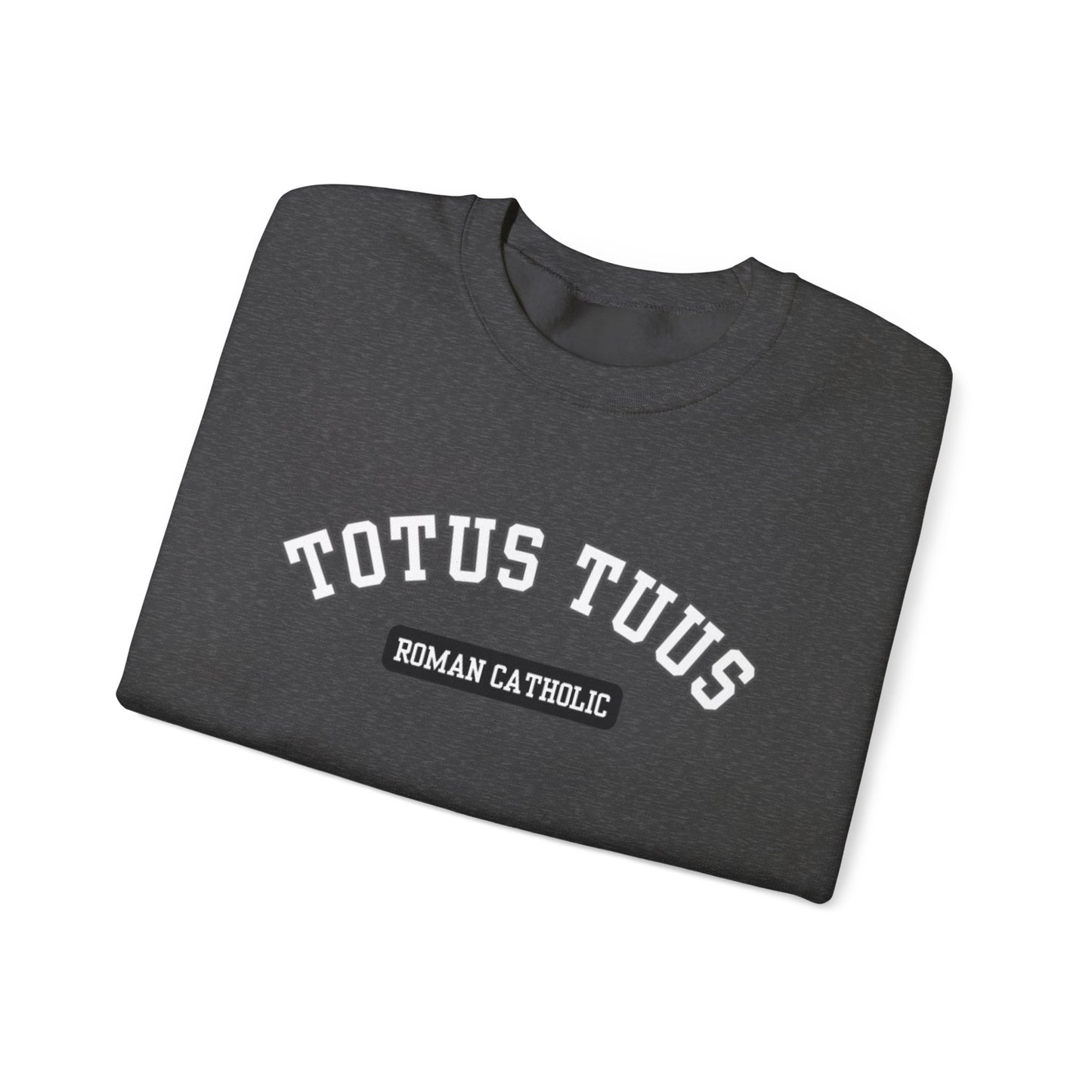 Totus Tuus Roman Catholic Crewneck Sweatshirt