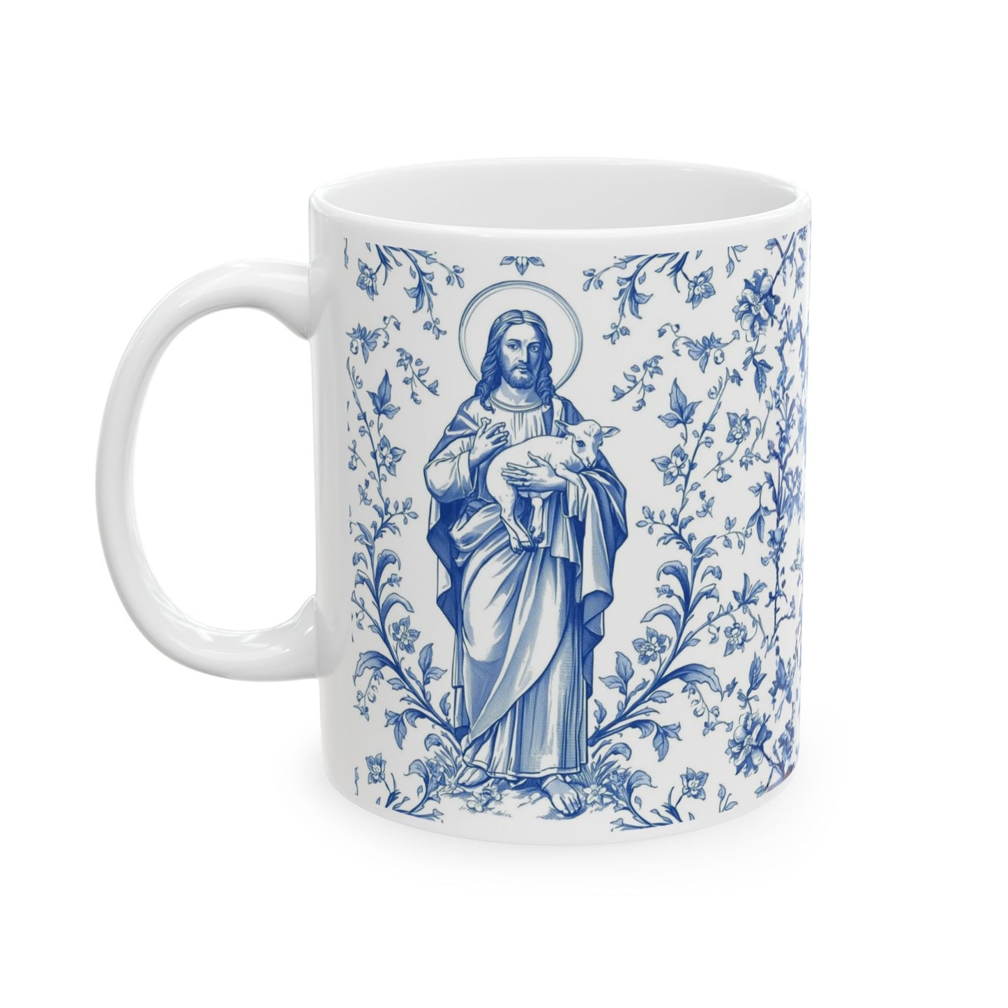 Good Shepherd Catholic Ceramic Mug — Inspirational Prayer 11oz & 15oz