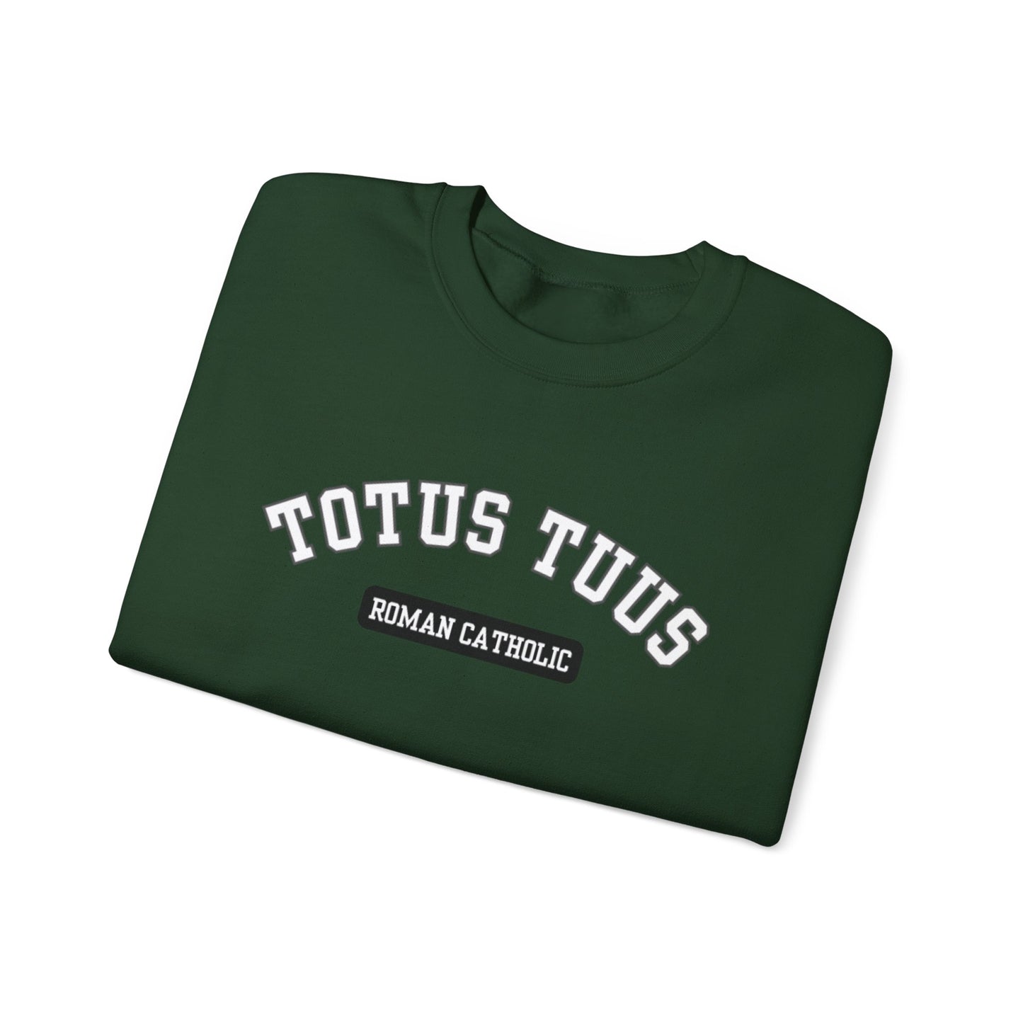 Totus Tuus Roman Catholic Crewneck Sweatshirt