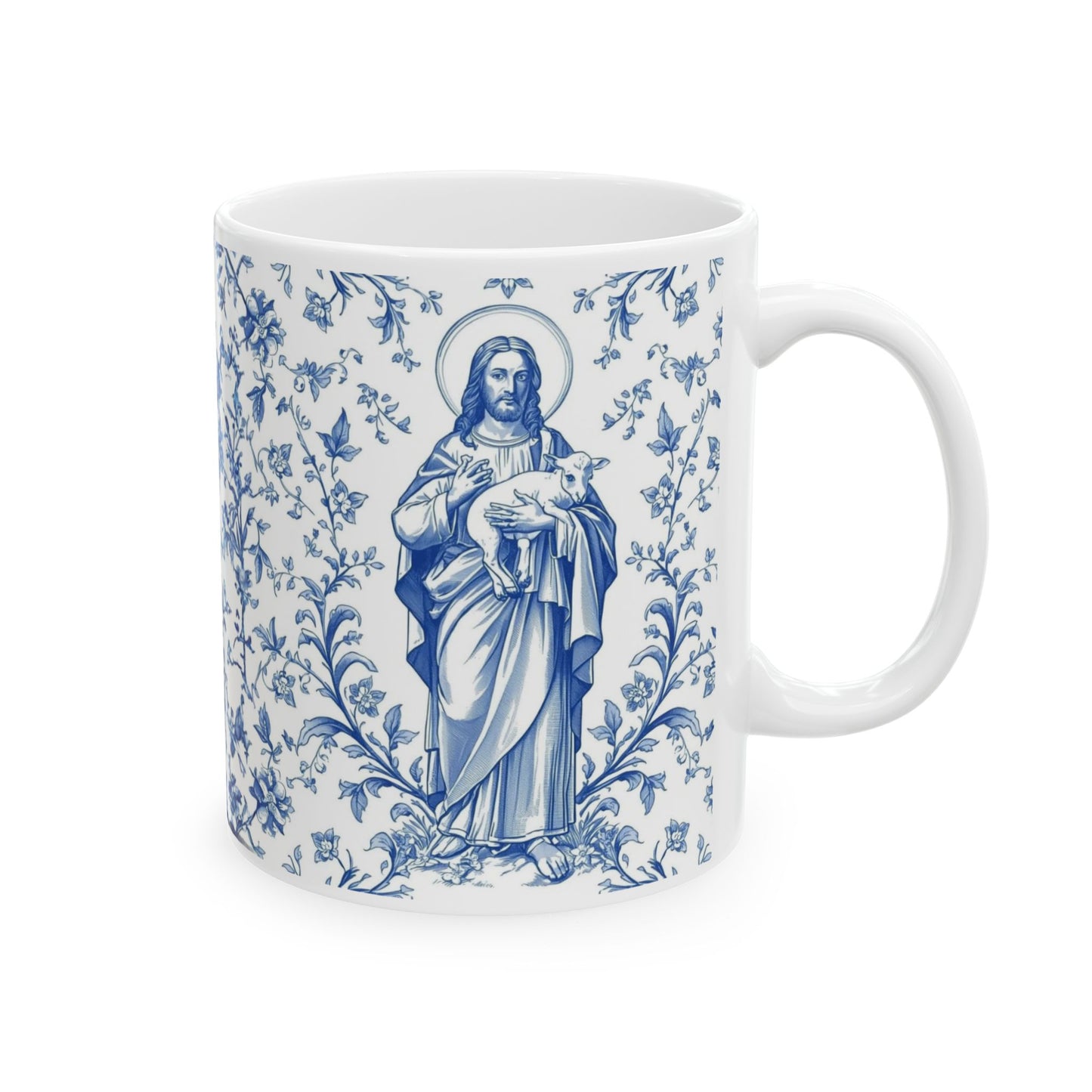 Good Shepherd Catholic Ceramic Mug — Inspirational Prayer 11oz & 15oz