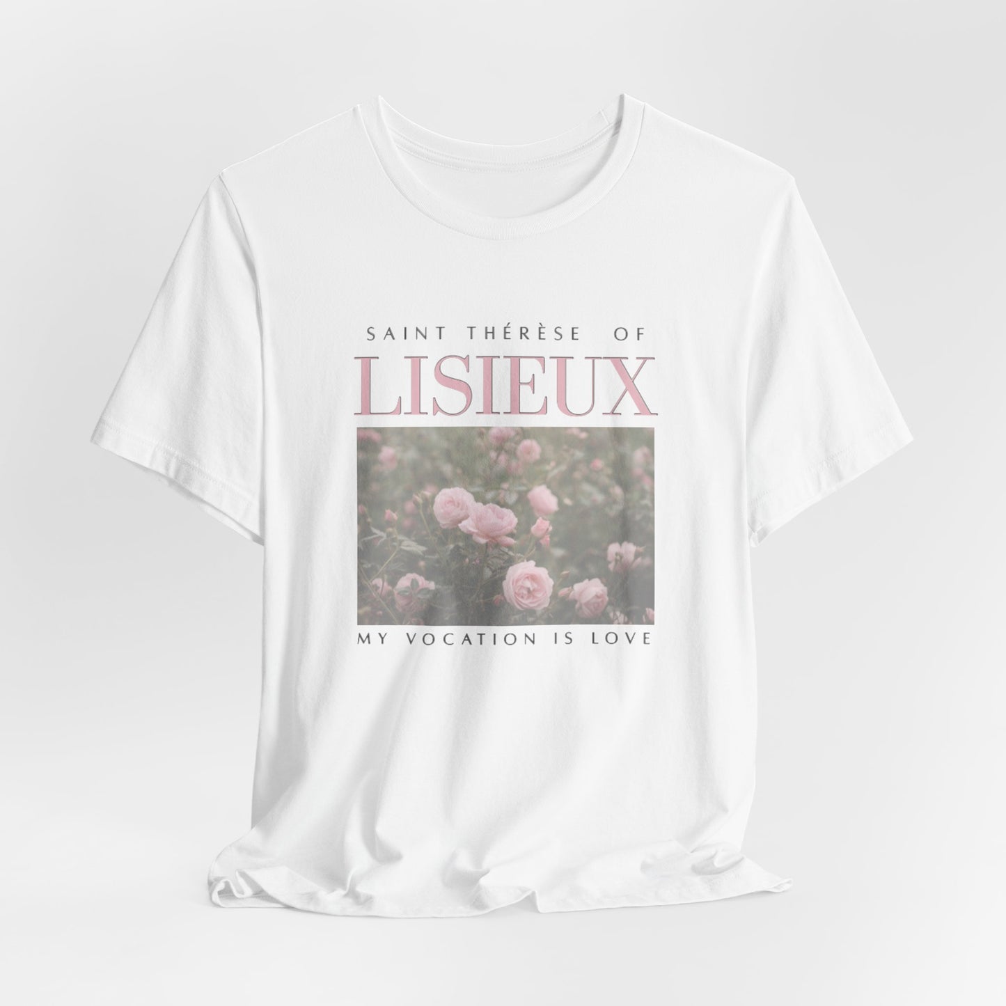 Saint Therese of Lisieux Catholic Tee — Patron Saint Devotional T‑Shirt