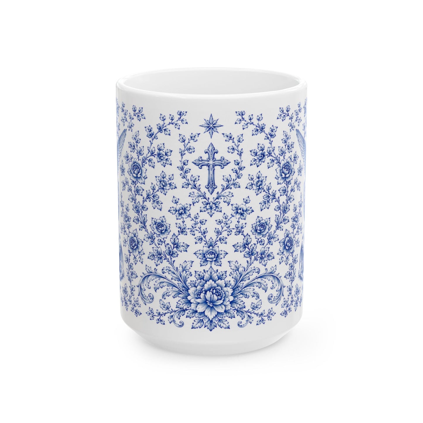Saint Michael Ceramic Mug — Catholic Angel Coffee Mug (11oz & 15oz)