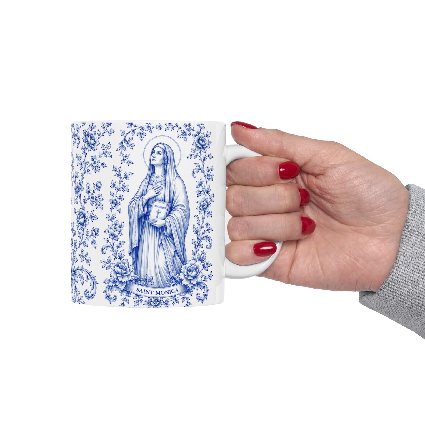 Saint Monica Ceramic Mug — Catholic Faith 11oz & 15oz