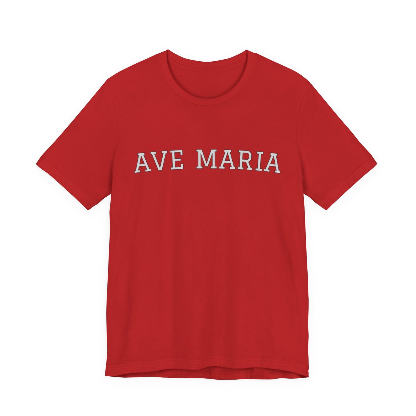 Ave Maria Catholic Tee — Faith-Based Unisex T‑Shirt