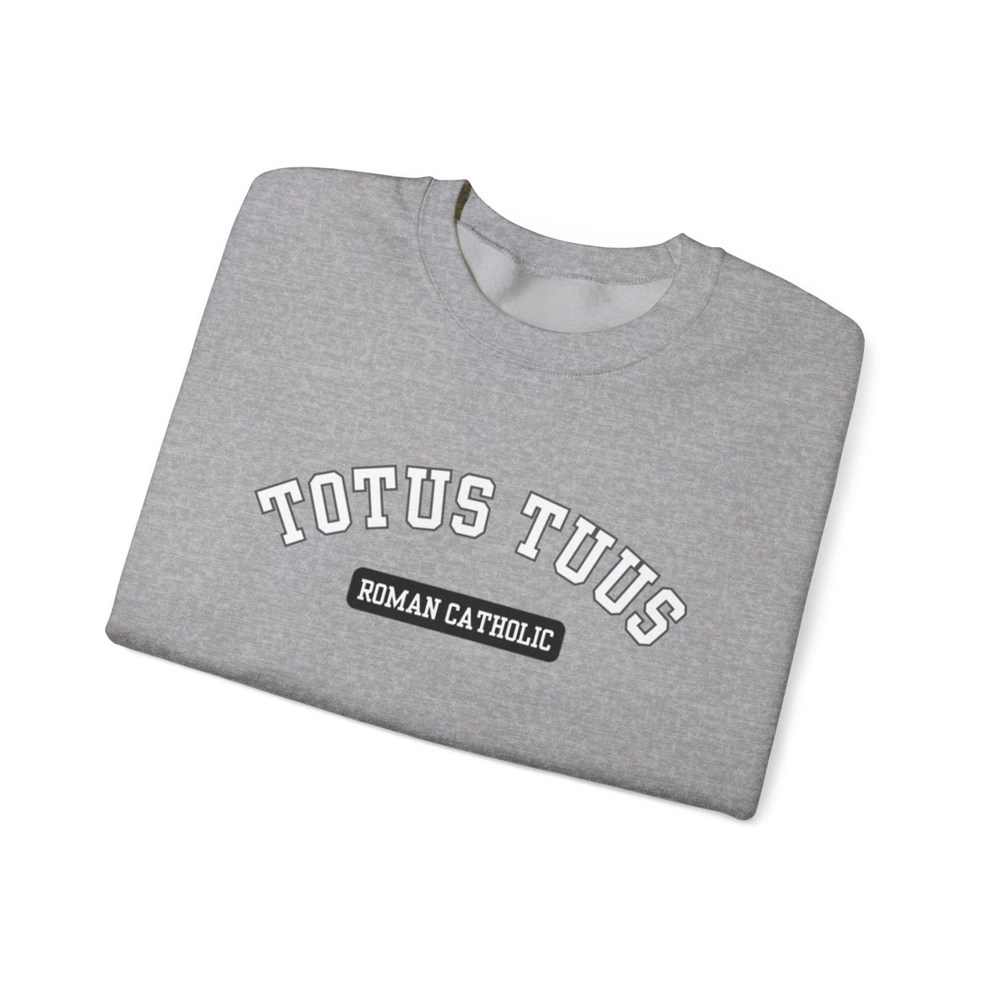 Totus Tuus Roman Catholic Crewneck Sweatshirt