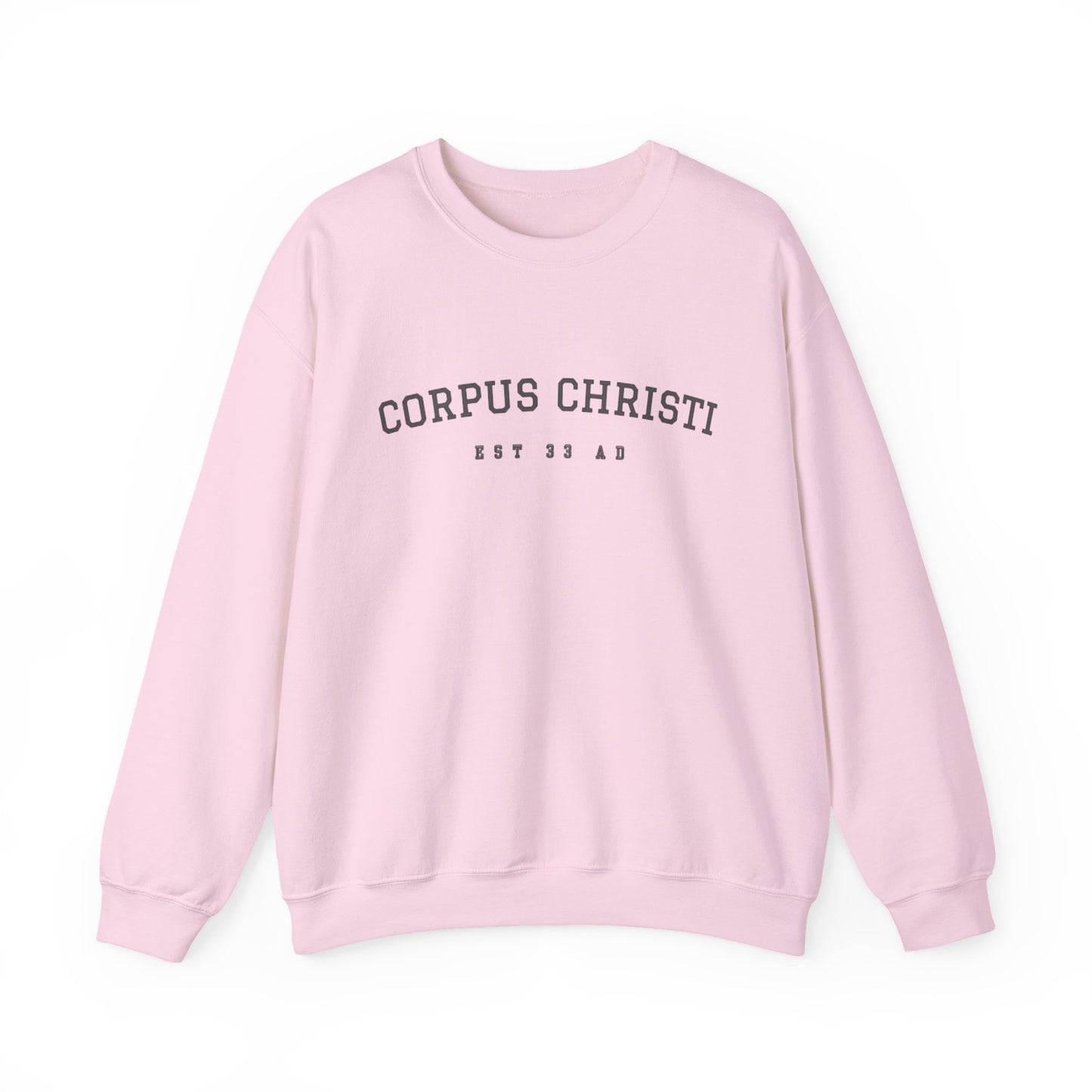 Corpus Christi Est. 33 AD Catholic Crewneck Sweatshirt