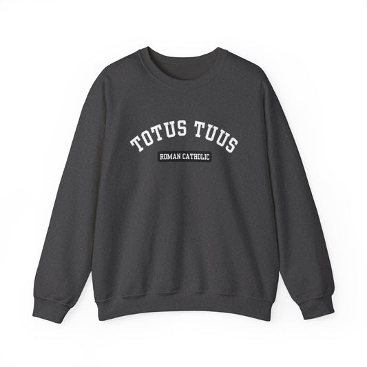 Totus Tuus Roman Catholic Crewneck Sweatshirt