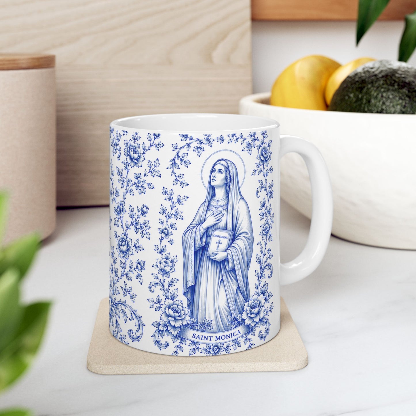 Saint Monica Ceramic Mug — Catholic Faith 11oz & 15oz