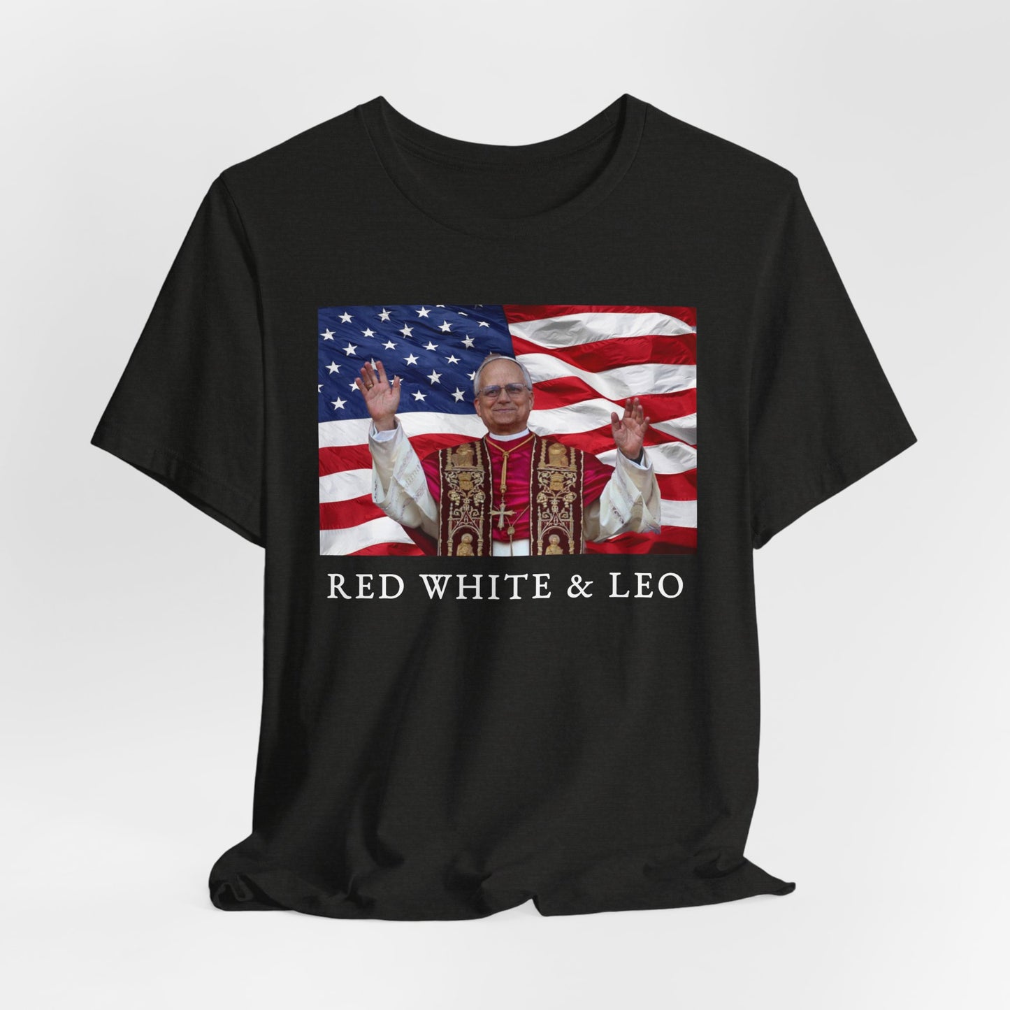 Pope Leo 'American Support' Catholic T-Shirt